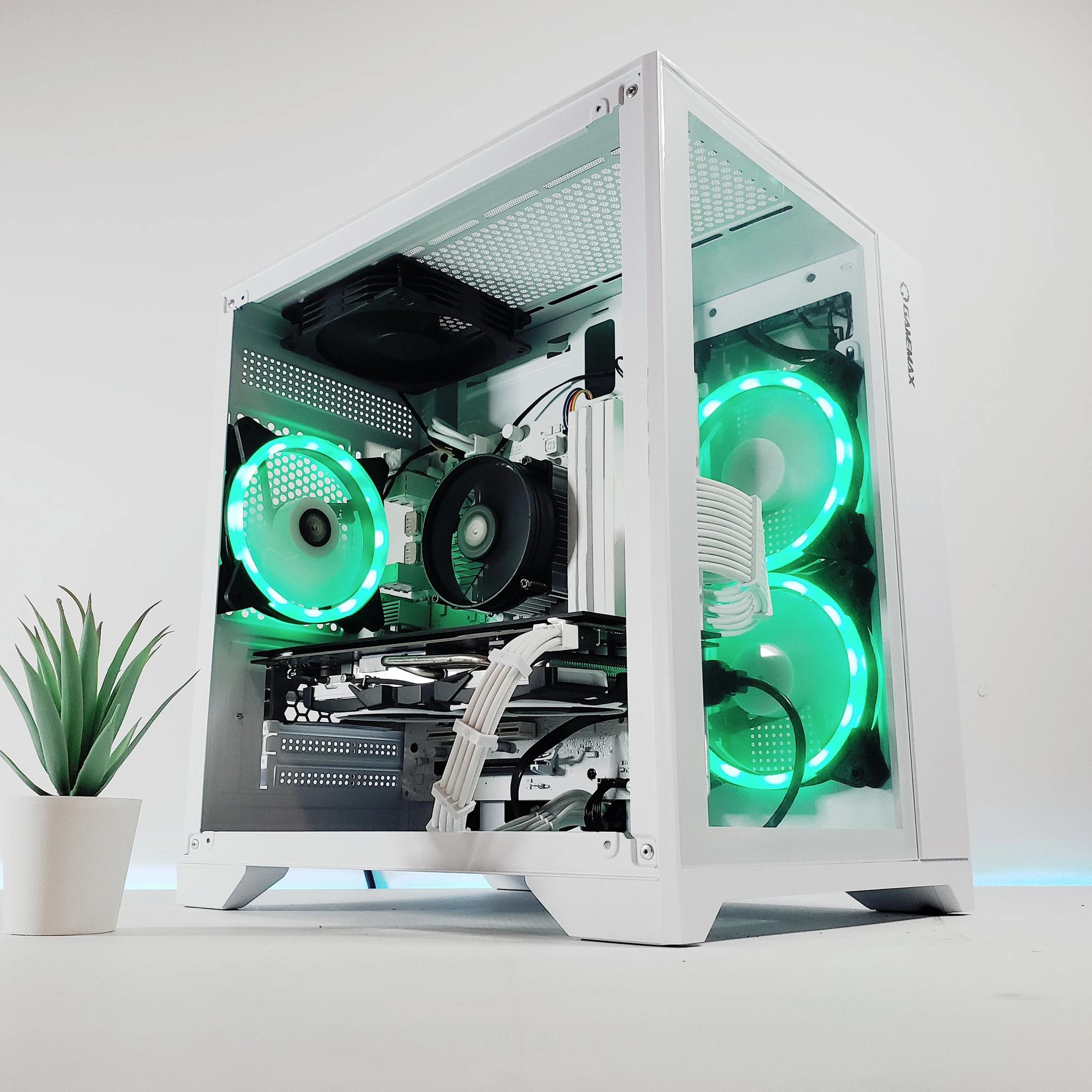 i7 Value Gaming PC | ⚙️RX580 | All White✨ |