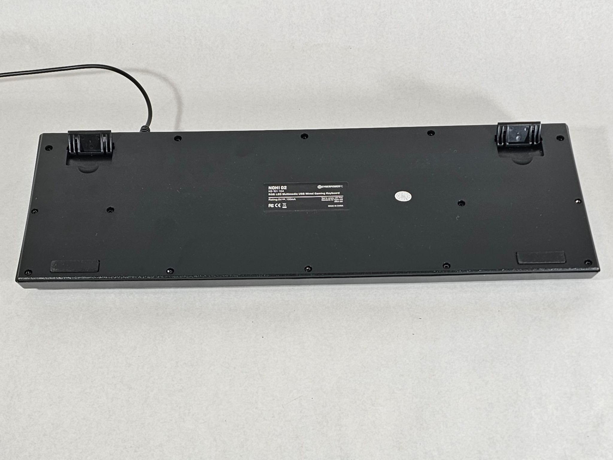 PC Keyboard RGB USB CyberPower PC NOHI 02 KB-161-104