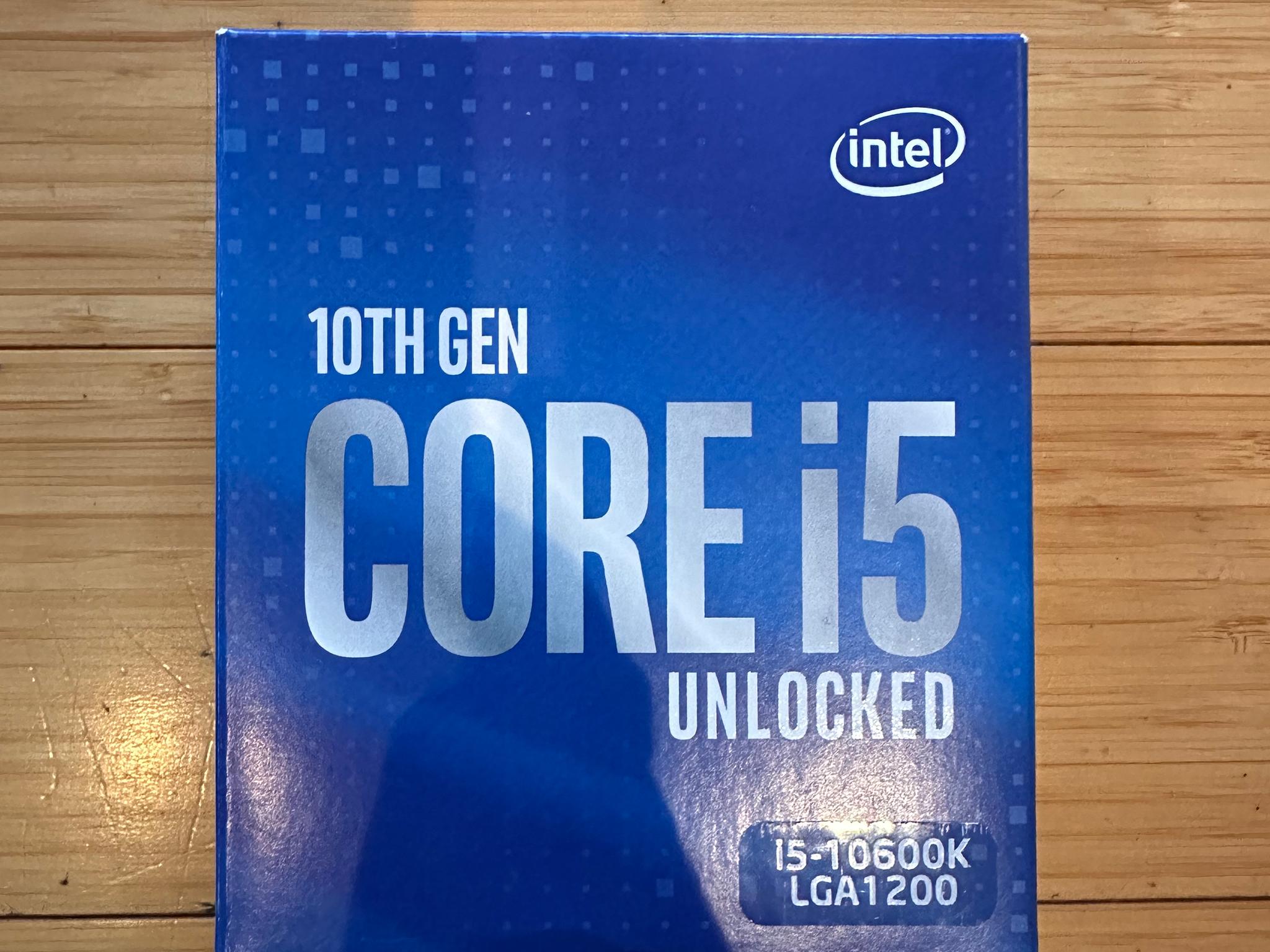 10th Gen Intel Core i5-10600K 4.1 GHz (Lightly Used, In Box)