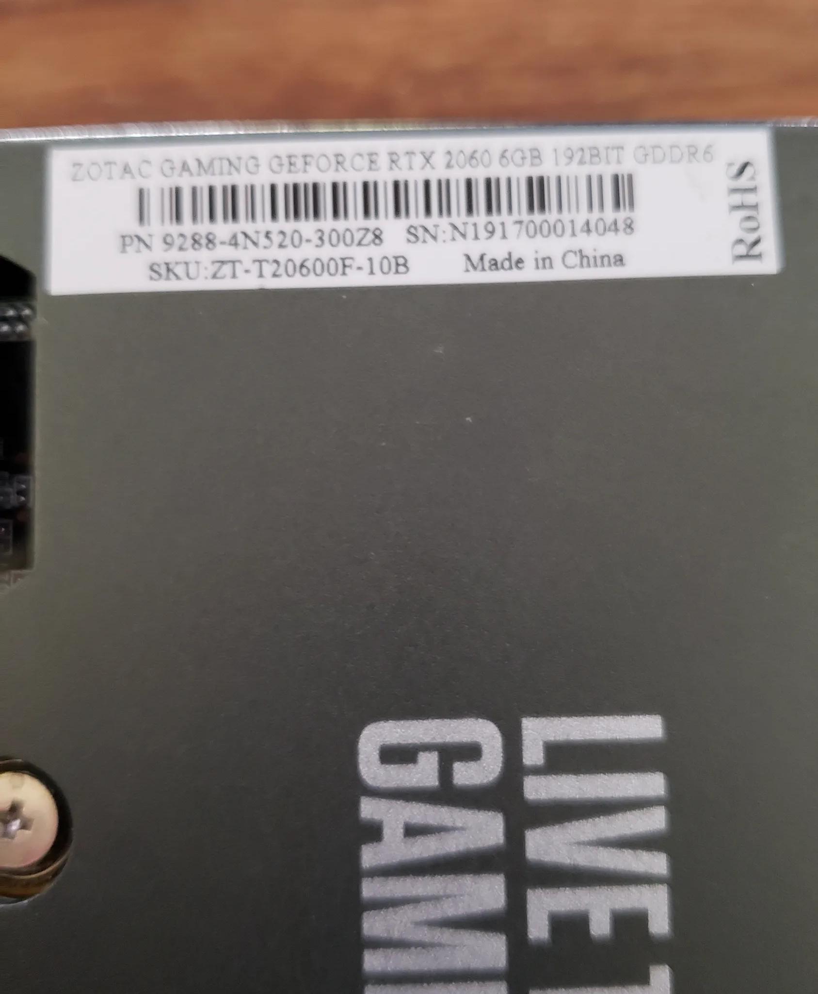 Zotac RTX 2060