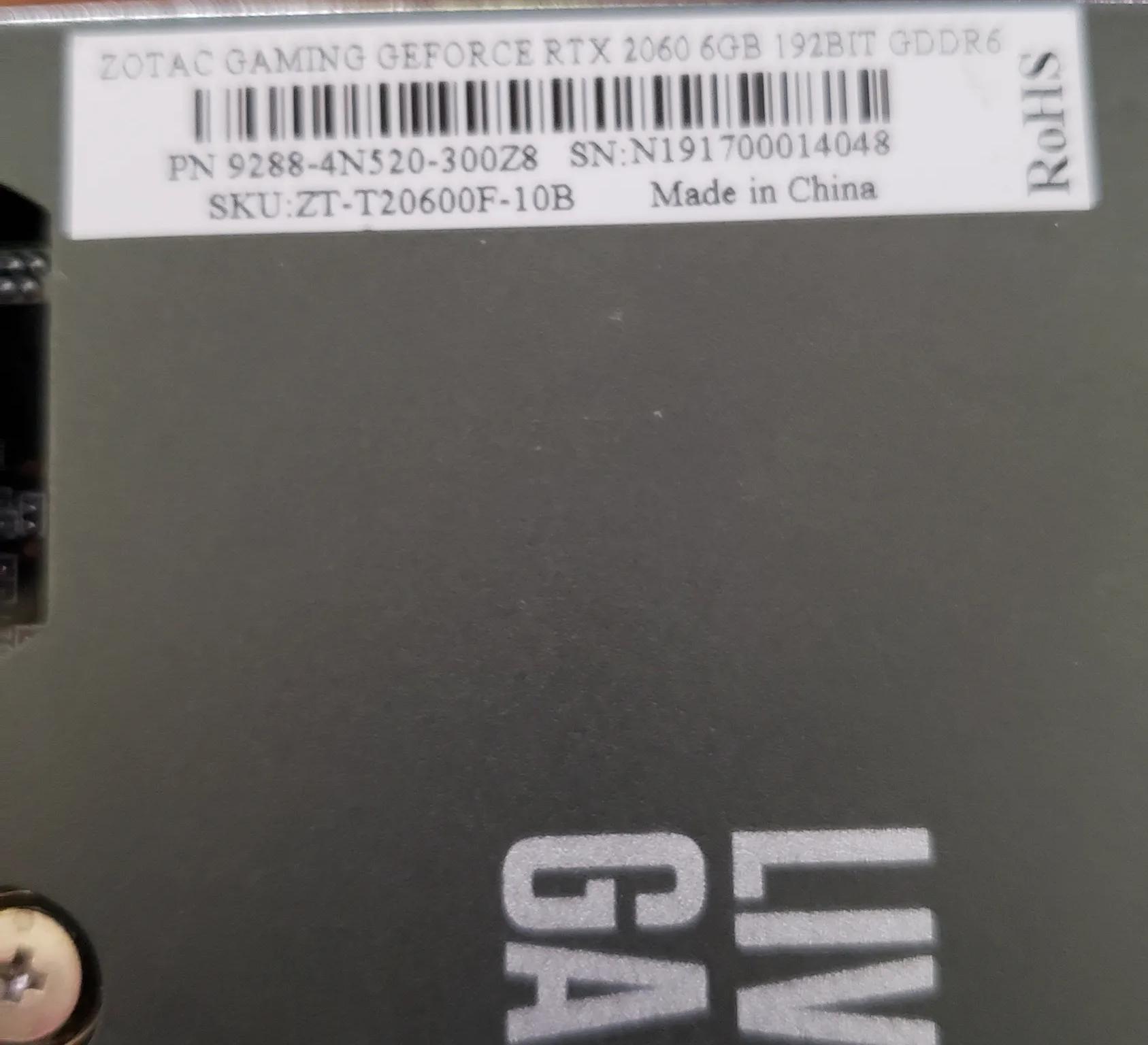 Zotac RTX 2060