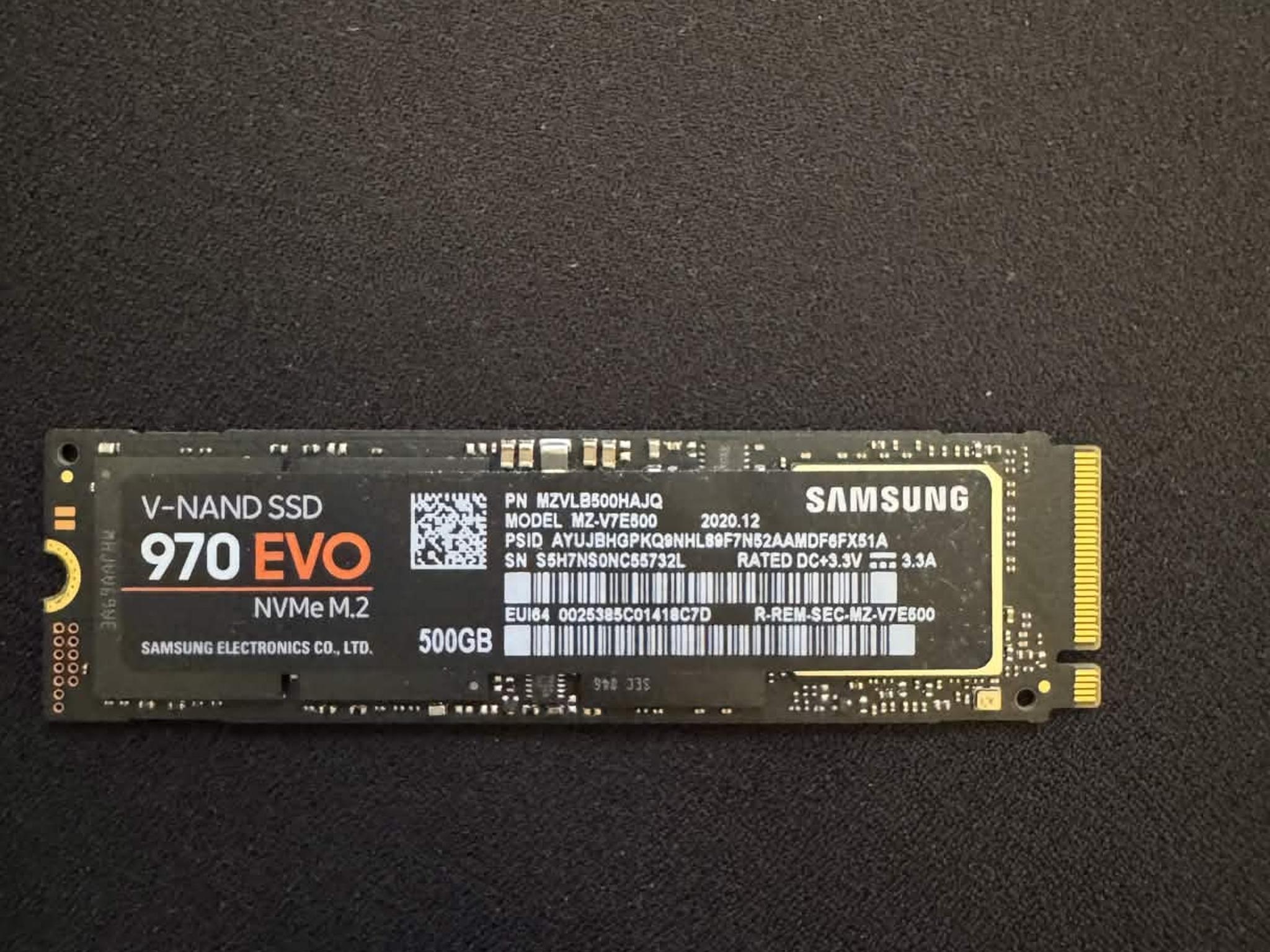 Samsung 970 EVO Plus 500GB NVMe SSD