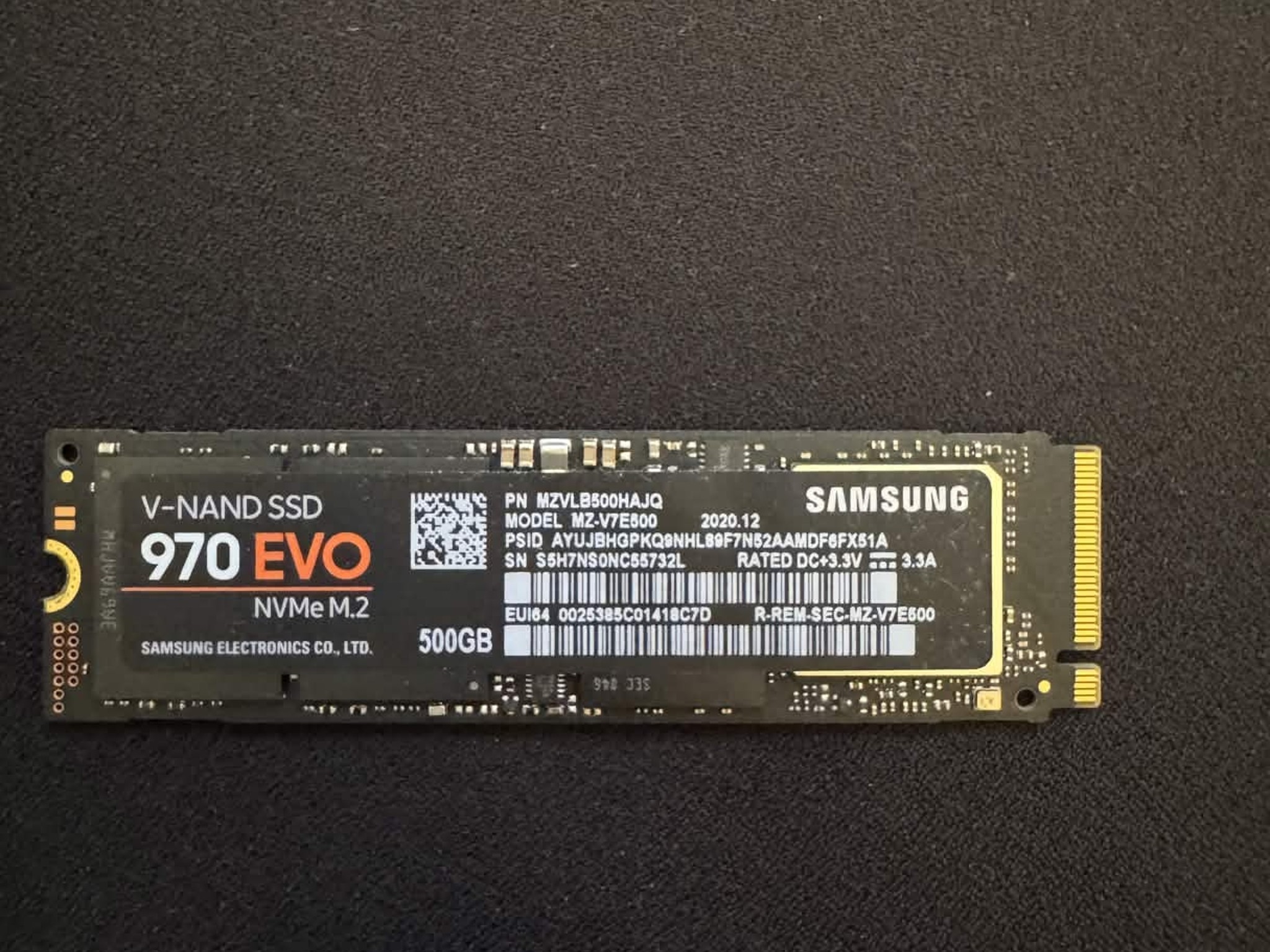 Samsung 970 EVO Plus 500GB NVMe SSD