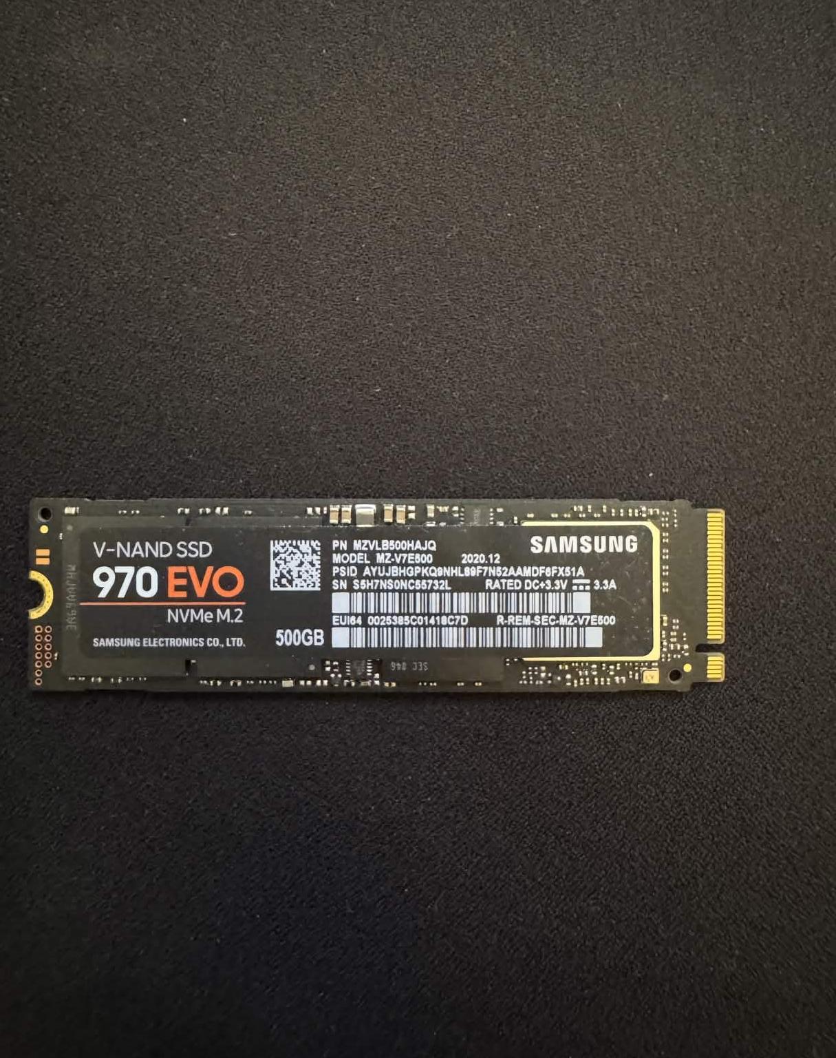 Samsung 970 EVO Plus 500GB NVMe SSD