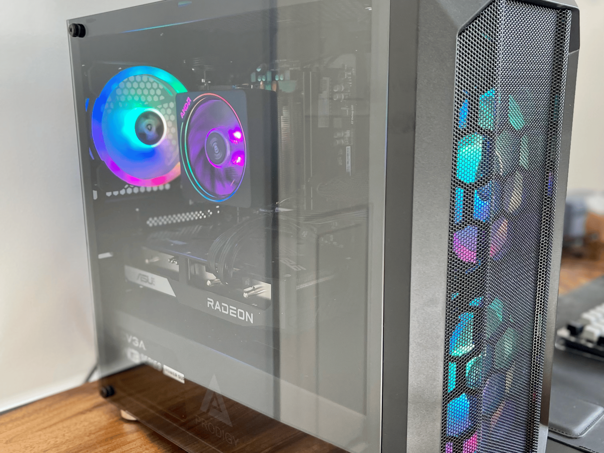 ON SALE- Budget Gamer Build Ryzen 3600x Micro Atx Gaming PC ,6600xt AMD 