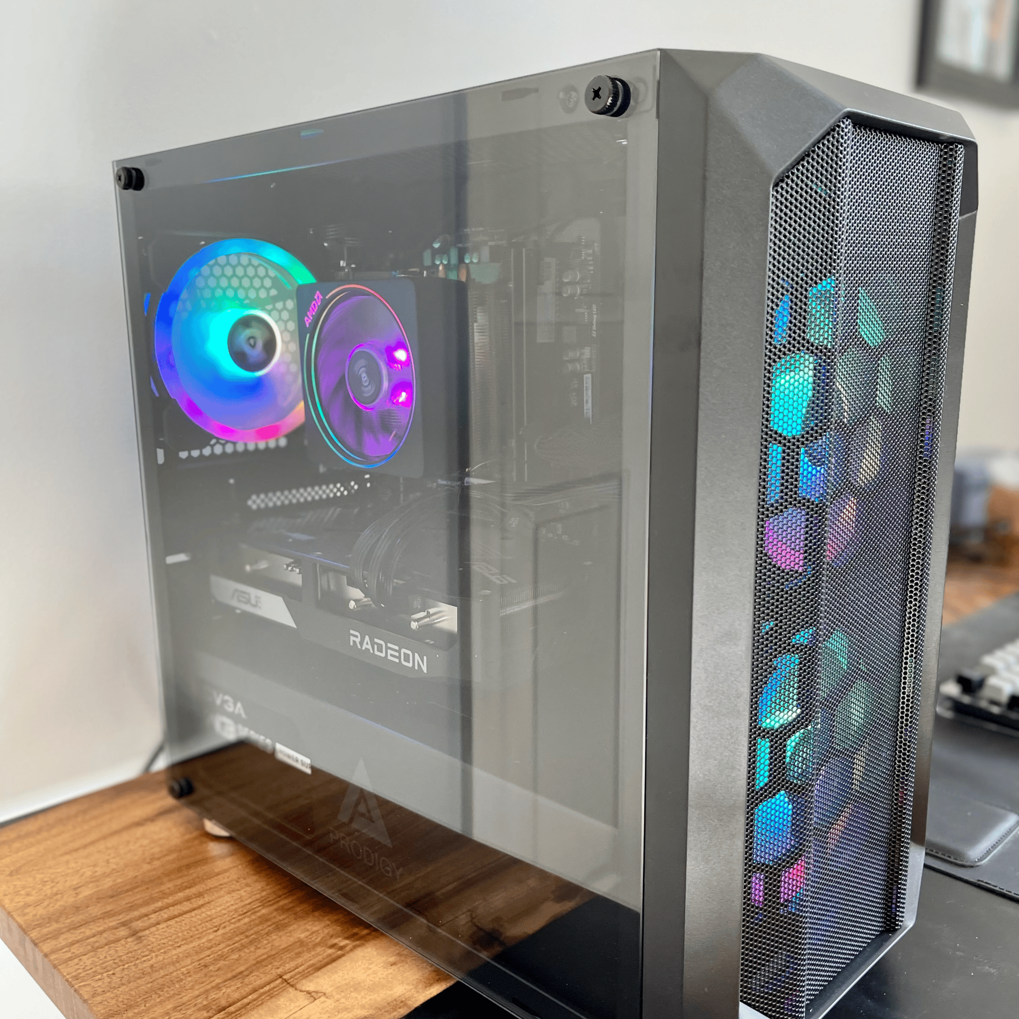 ON SALE- Budget Gamer Build Ryzen 3600x Micro Atx Gaming PC ,6600xt AMD 