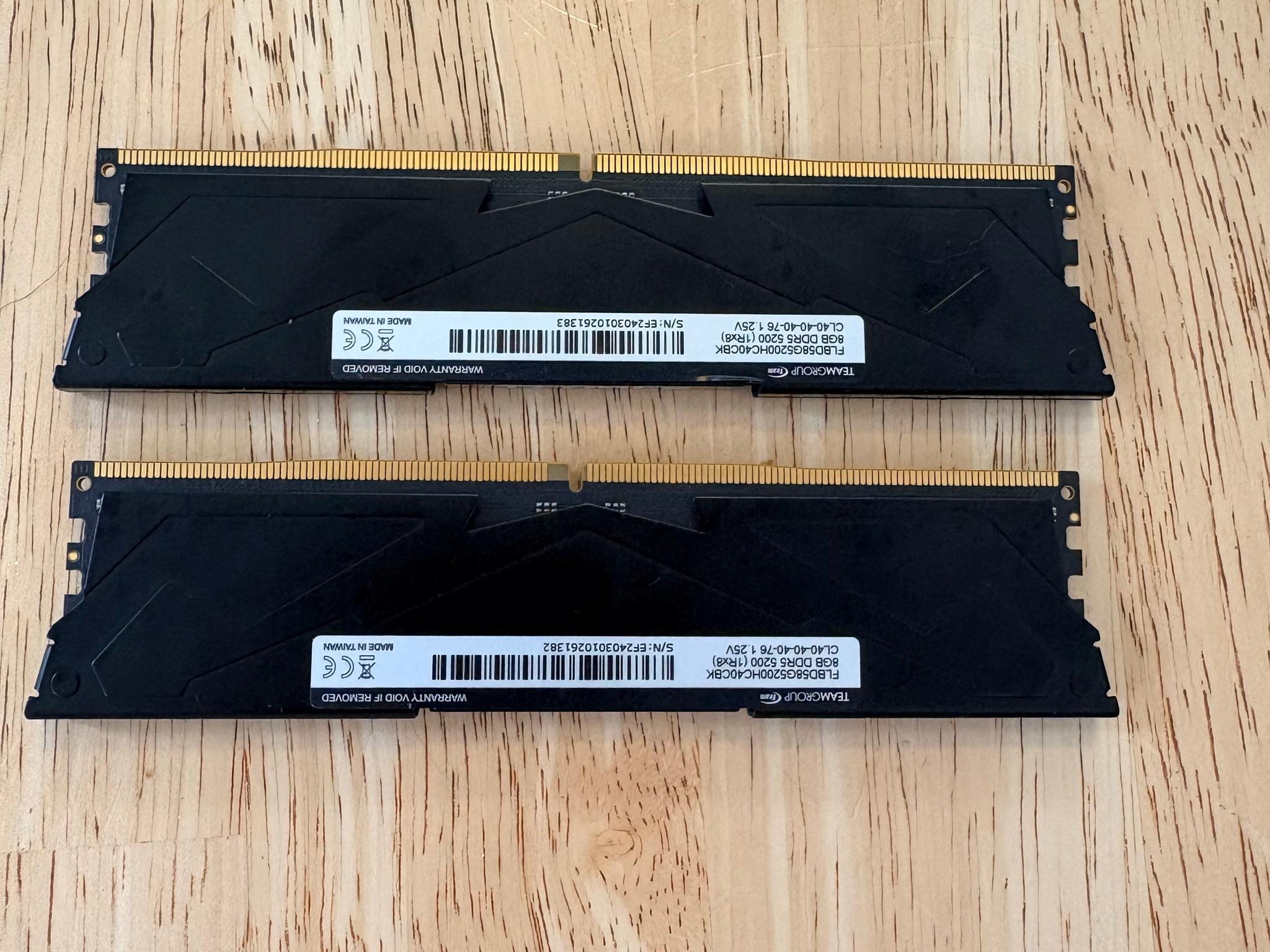 TEAMGROUP T-Force Vulcan 16GB DDR5-5200 (2x8GB) - Image 5