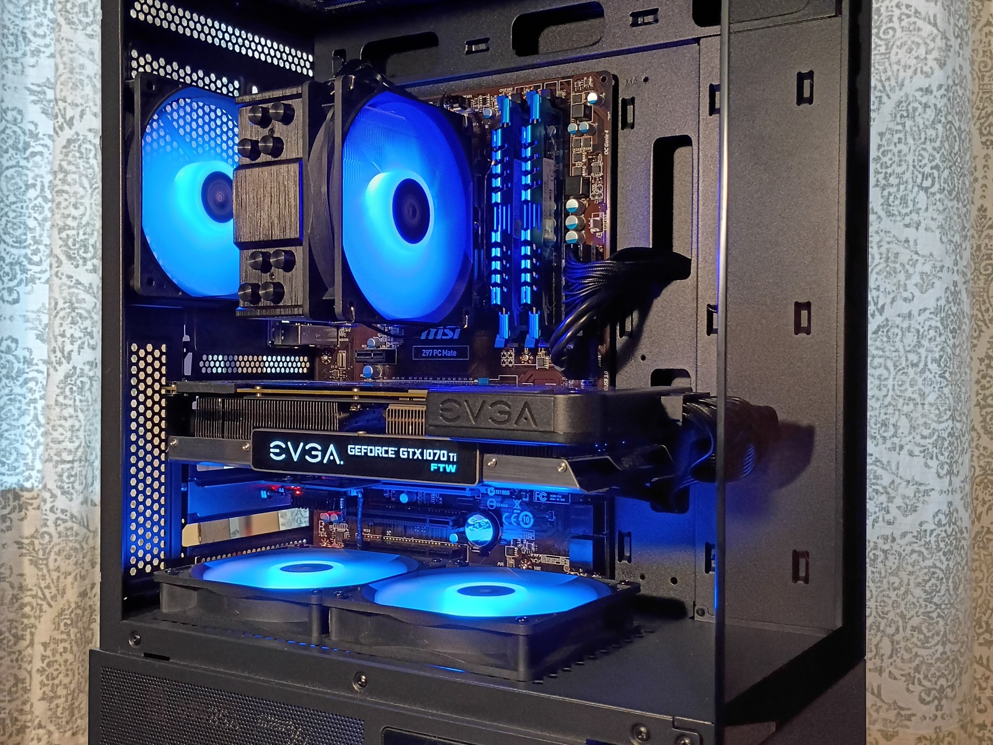 ⚡️ Nvidia 1080p Intel 4.0GHz Gaming PC – EVGA GTX 1070 Ti | G.SKILL 16GB RAM | ARGB | FAST BOOT ⚡️