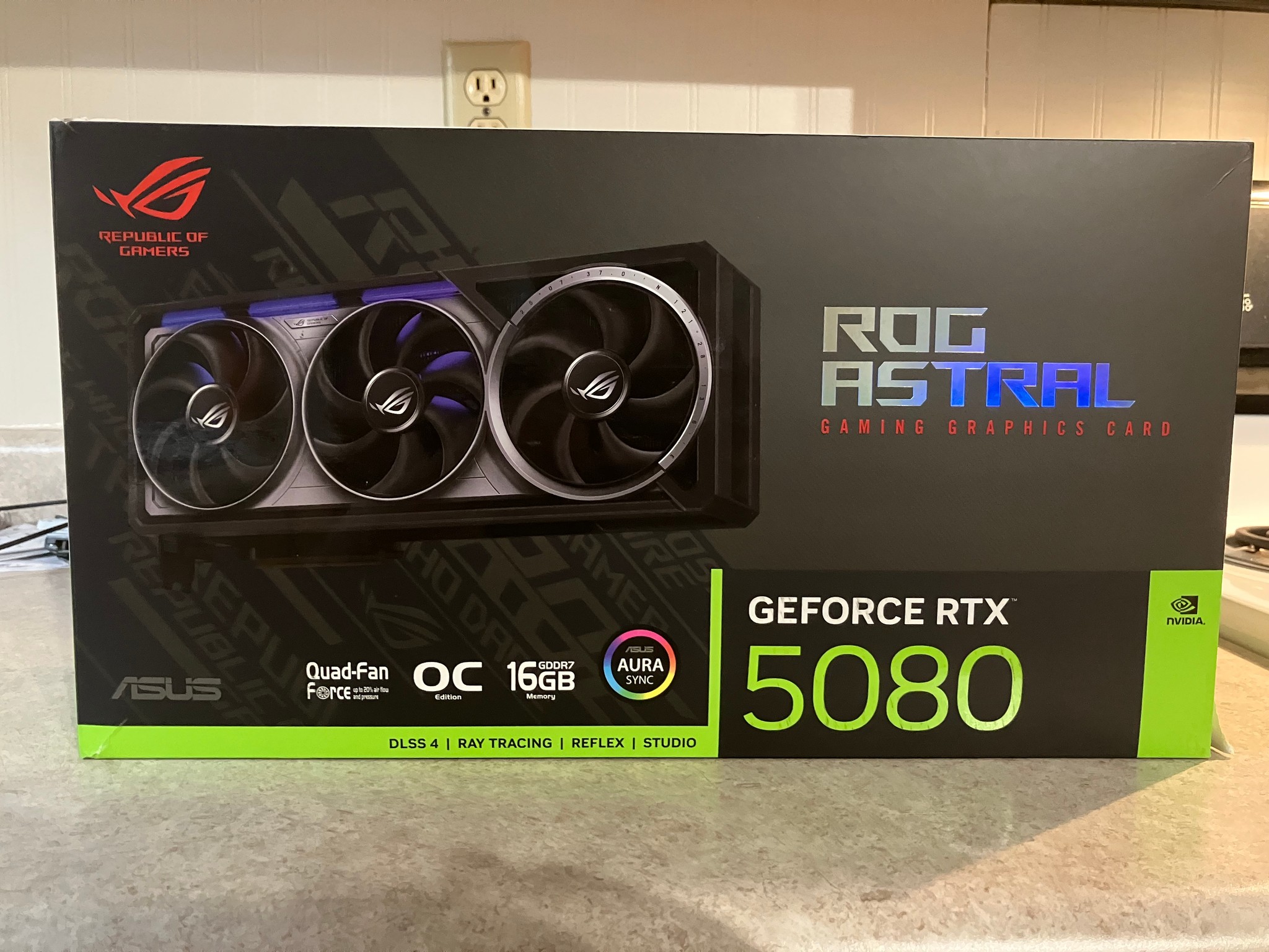 ASUS ROG Astral GeForce RTX 5080 16GB GDDR7 OC Edition
