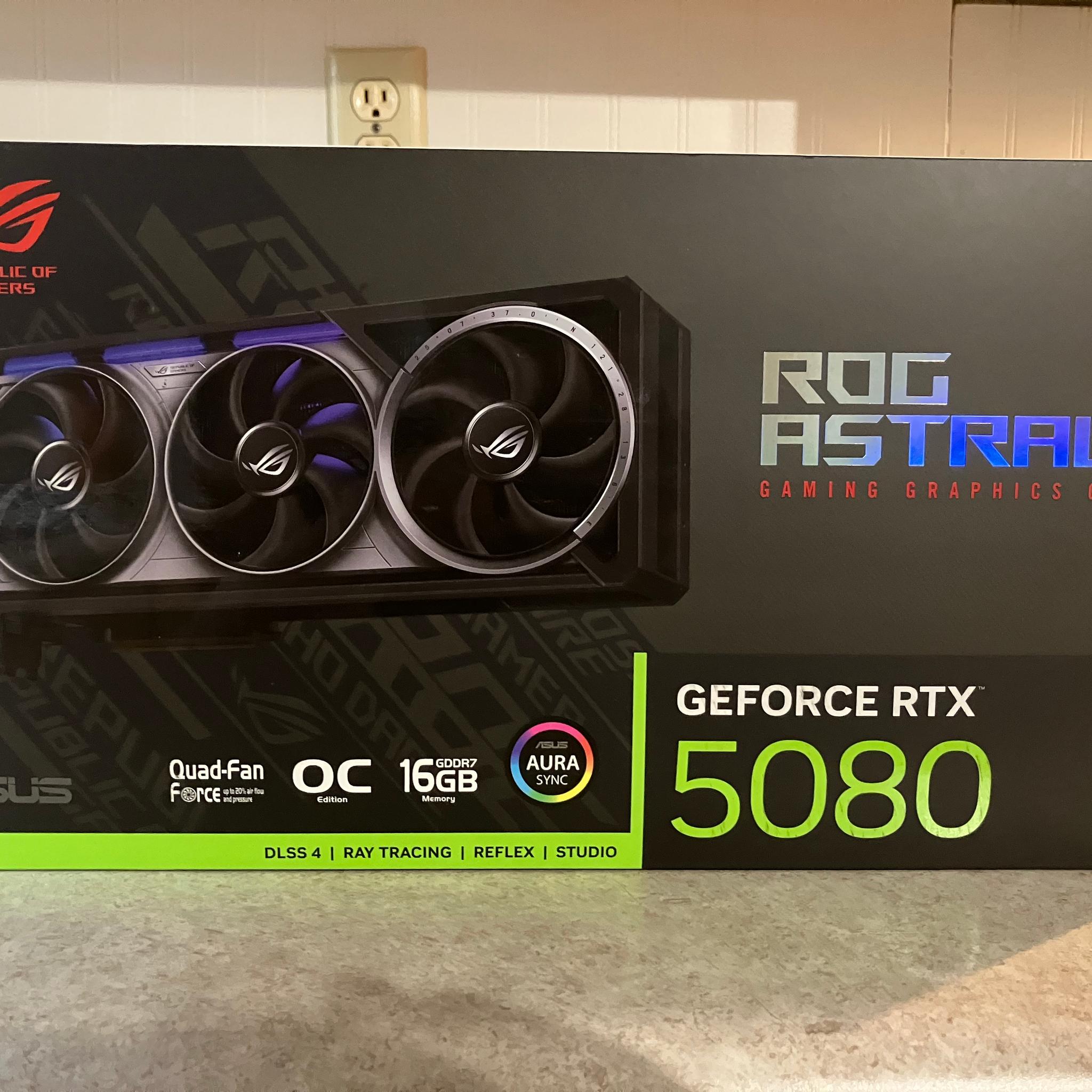 ASUS ROG Astral GeForce RTX 5080 16GB GDDR7 OC Edition