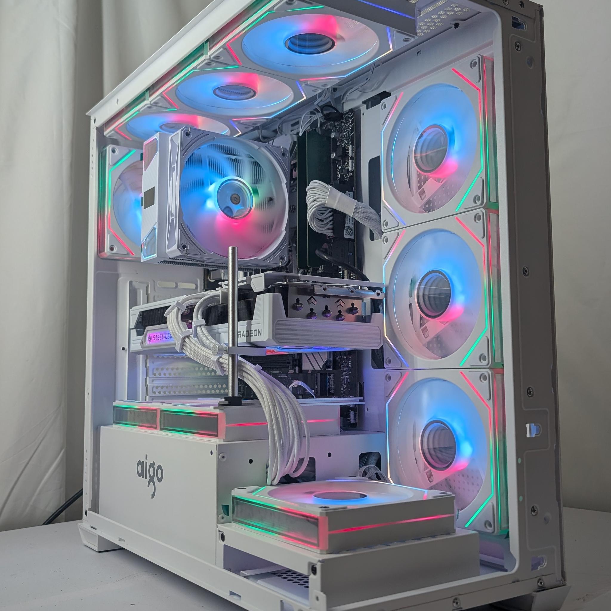 9070XT 16GB | I5 12600KF | 16GB DDR5 | 1TB NVME | CORSAIR 850W PSU | ALL WHITE