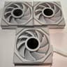 Lian Li UNI FAN TL LCD 120mm Fans - 3 Pack White