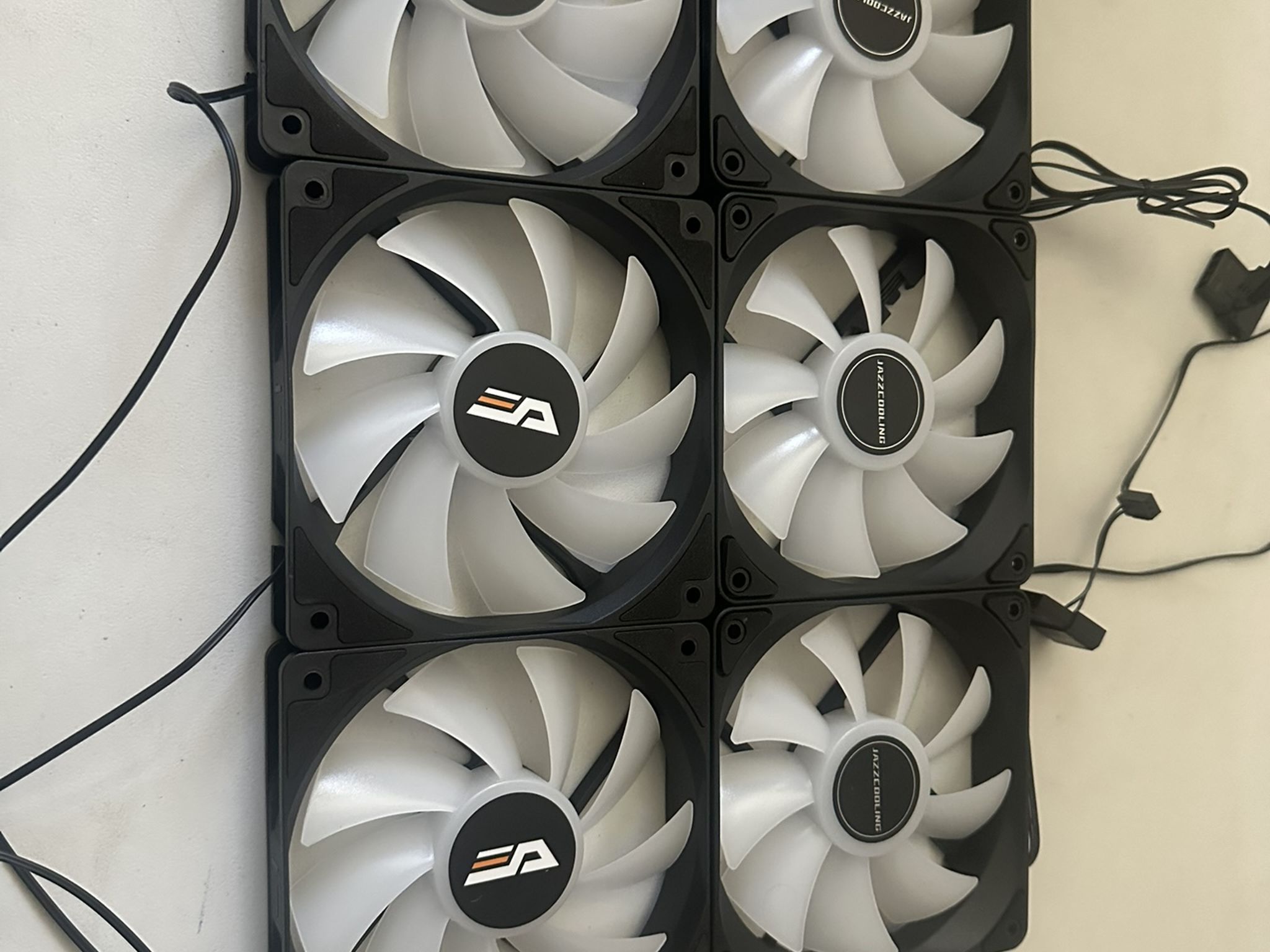 24 PC fans 120mm - mutiple brands - RGB & Non-RGB fans