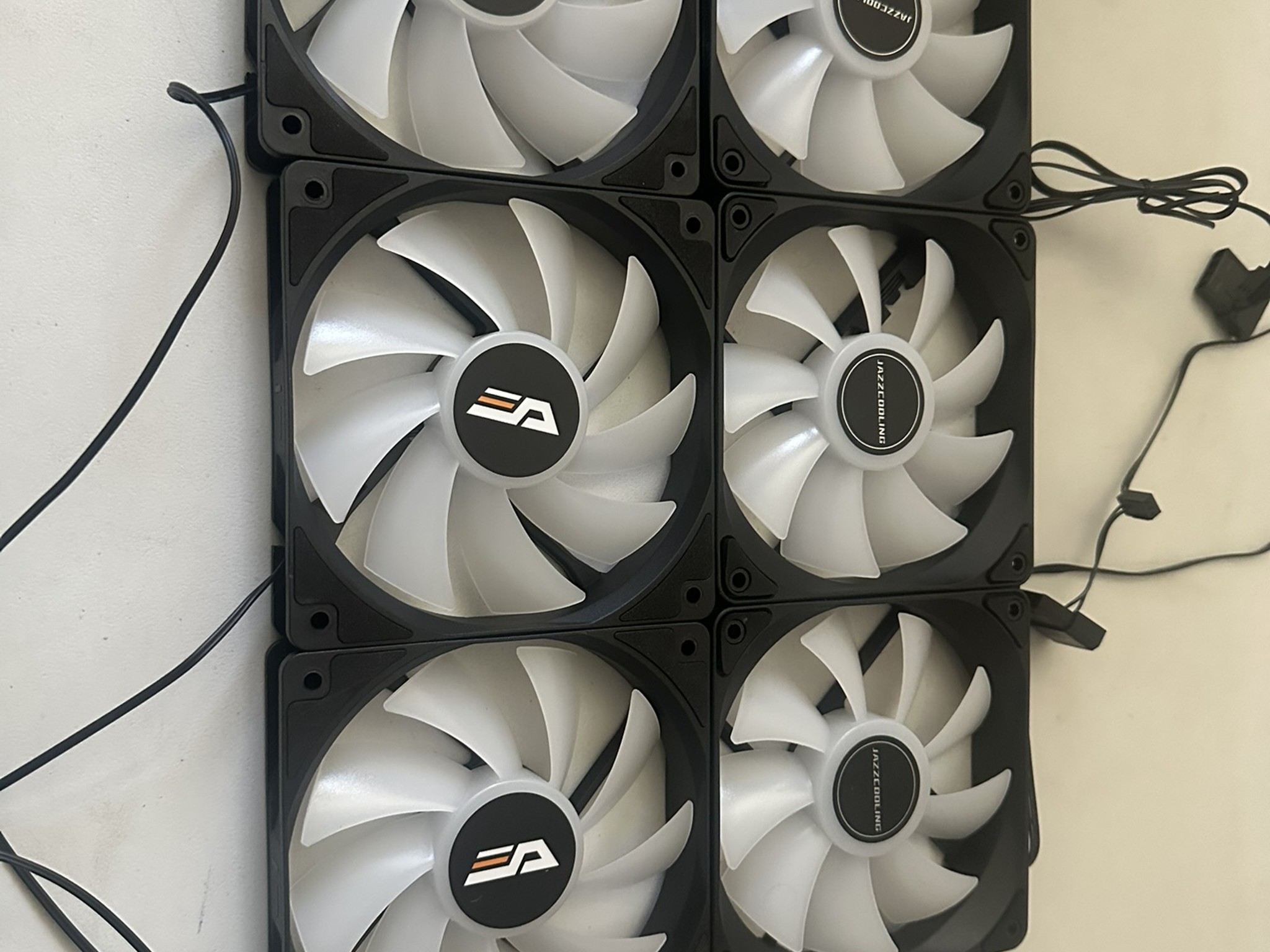 24 PC fans 120mm - mutiple brands - RGB & Non-RGB fans