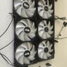 24 PC fans 120mm - mutiple brands - RGB & Non-RGB fans