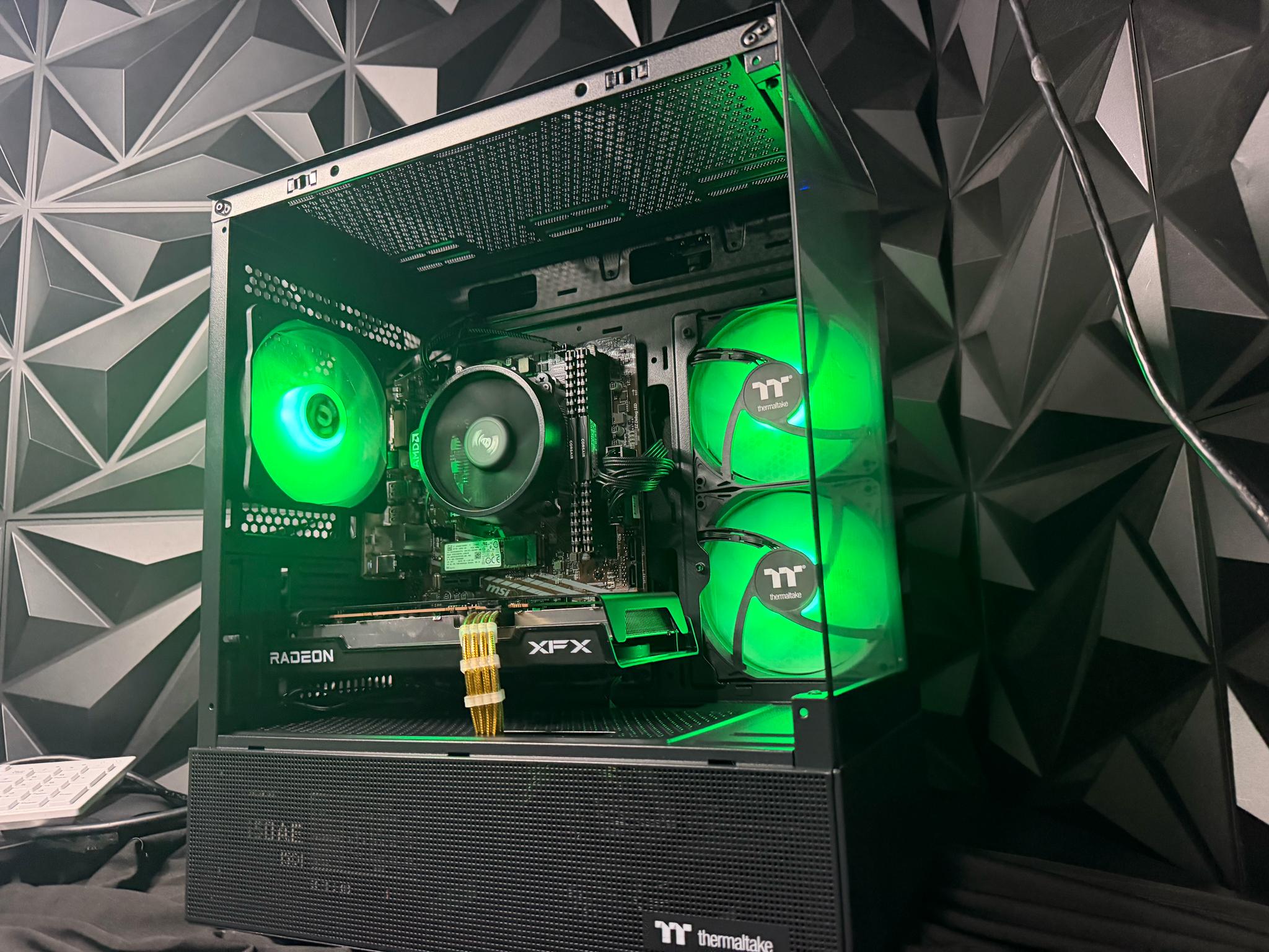 🦷✨ GOLD TOOTH ✨🦷Ryzen 5 5500| RX 6600| 16 GB DDR4| 500 GB SSD| 650W PSU