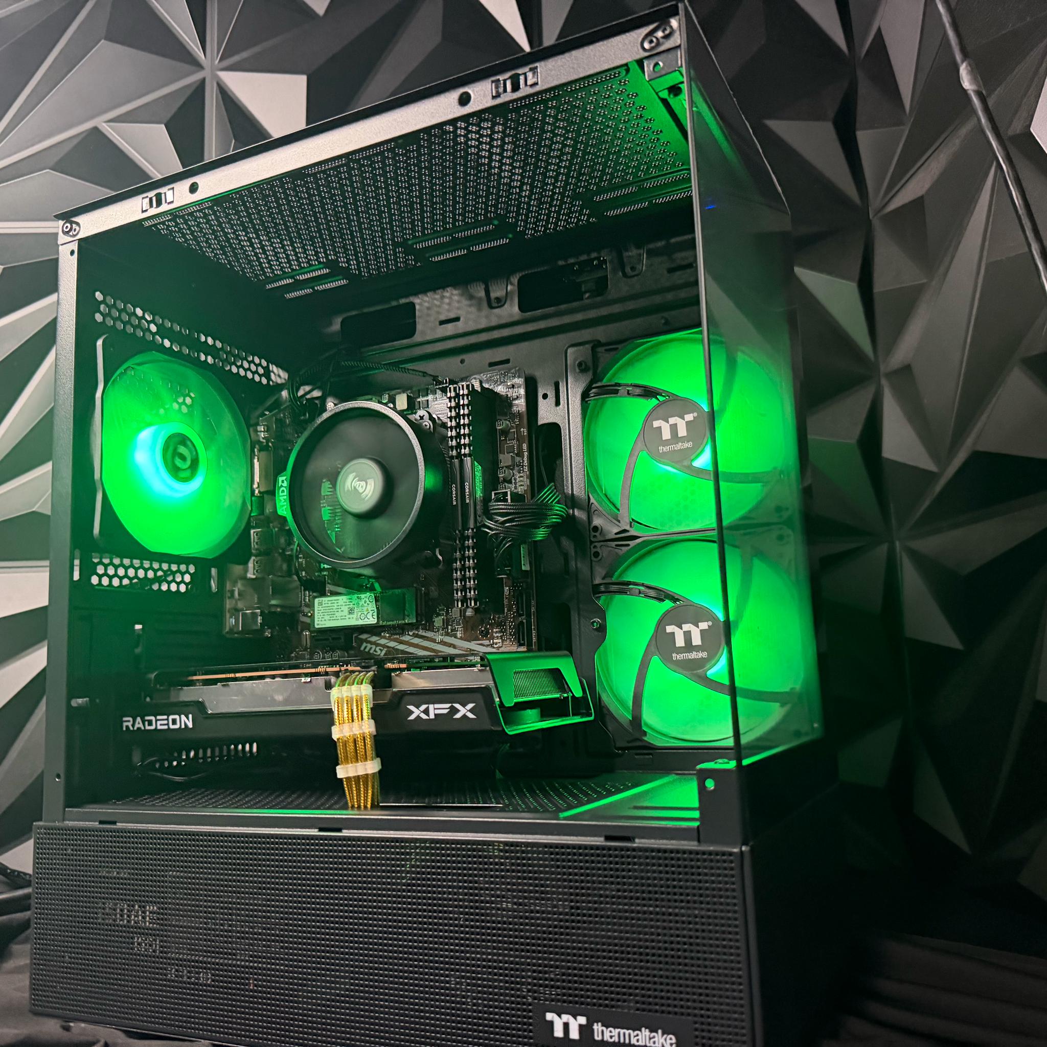 🦷✨ GOLD TOOTH ✨🦷Ryzen 5 5500| RX 6600| 16 GB DDR4| 500 GB SSD| 650W PSU