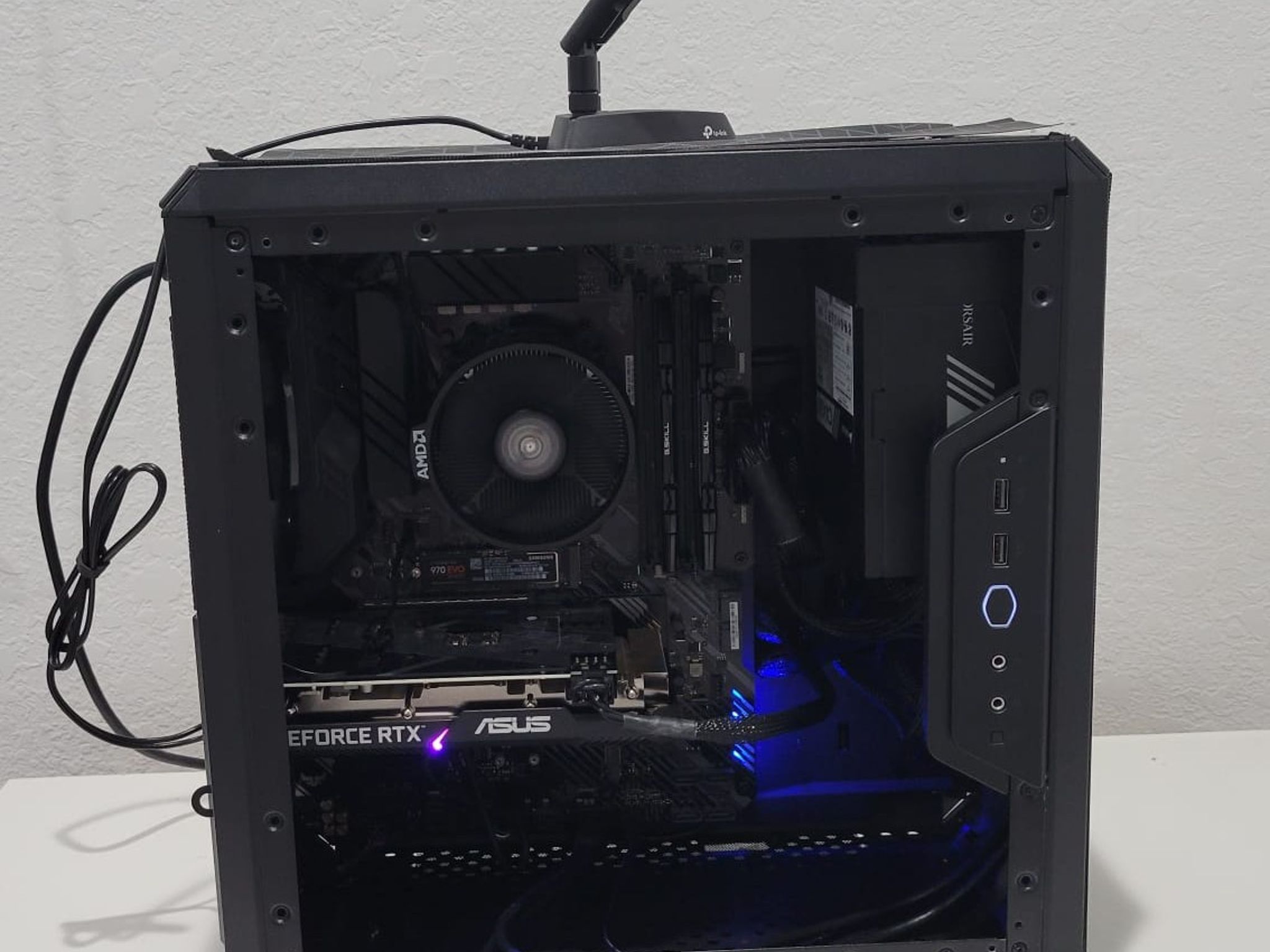 Prebuilt AMD Ryzen 5 5500 / RTX 3060 Gaming PC – 16GB RAM, 500GB NVMe, RGB Keyboard + Mouse