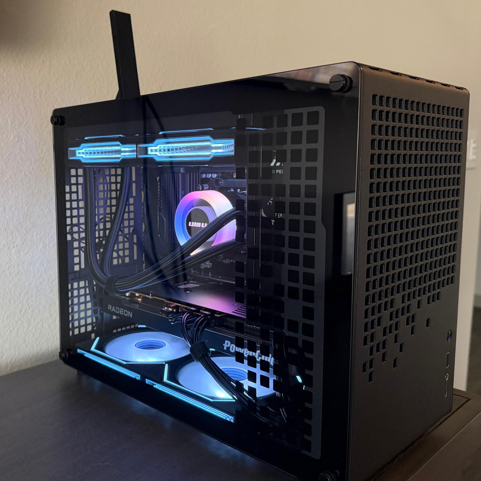 7600x3d/9070xt Micro Gaming PC