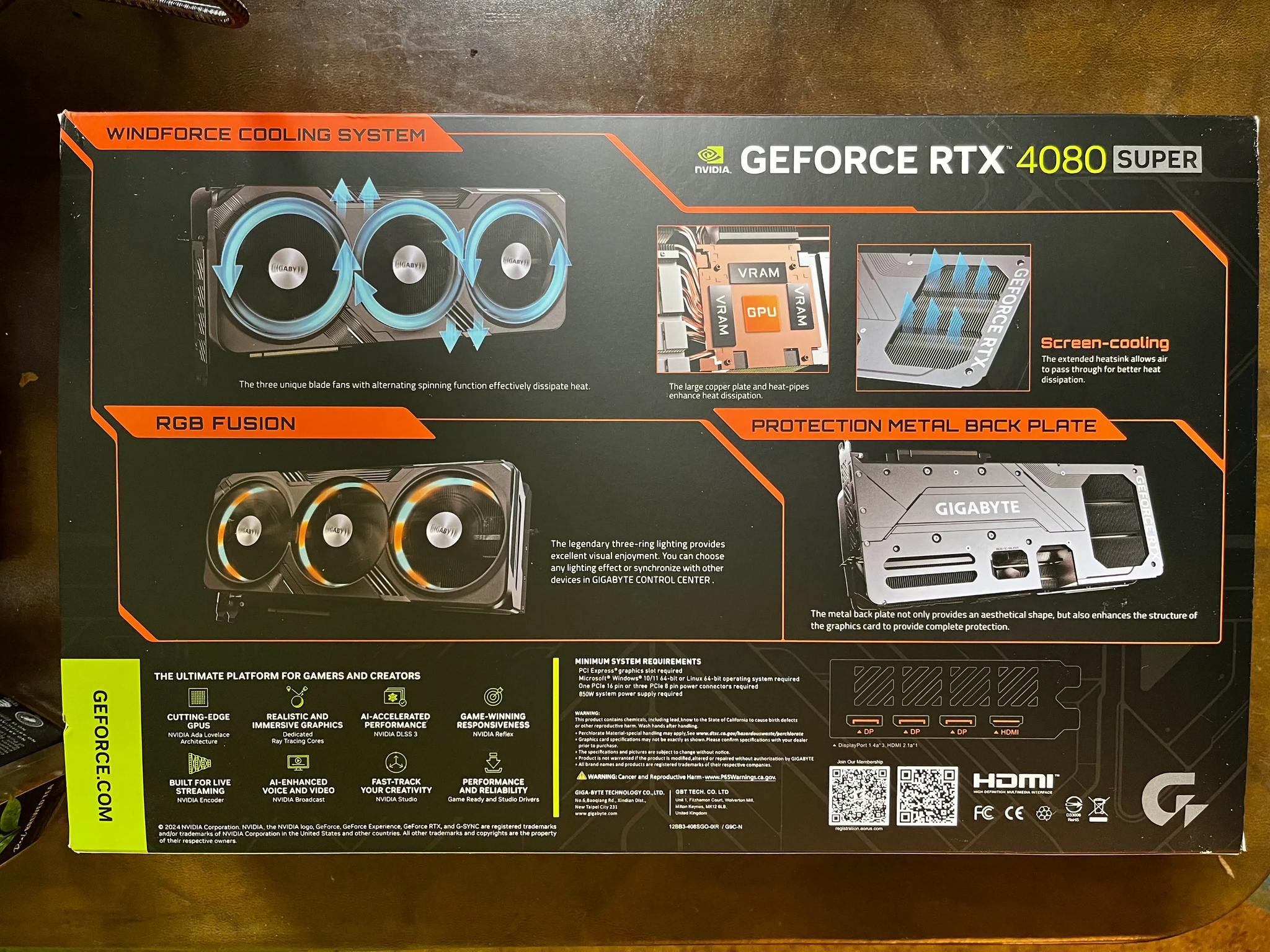 Gigabyte RTX 4080 SUPER Gaming OC 16G