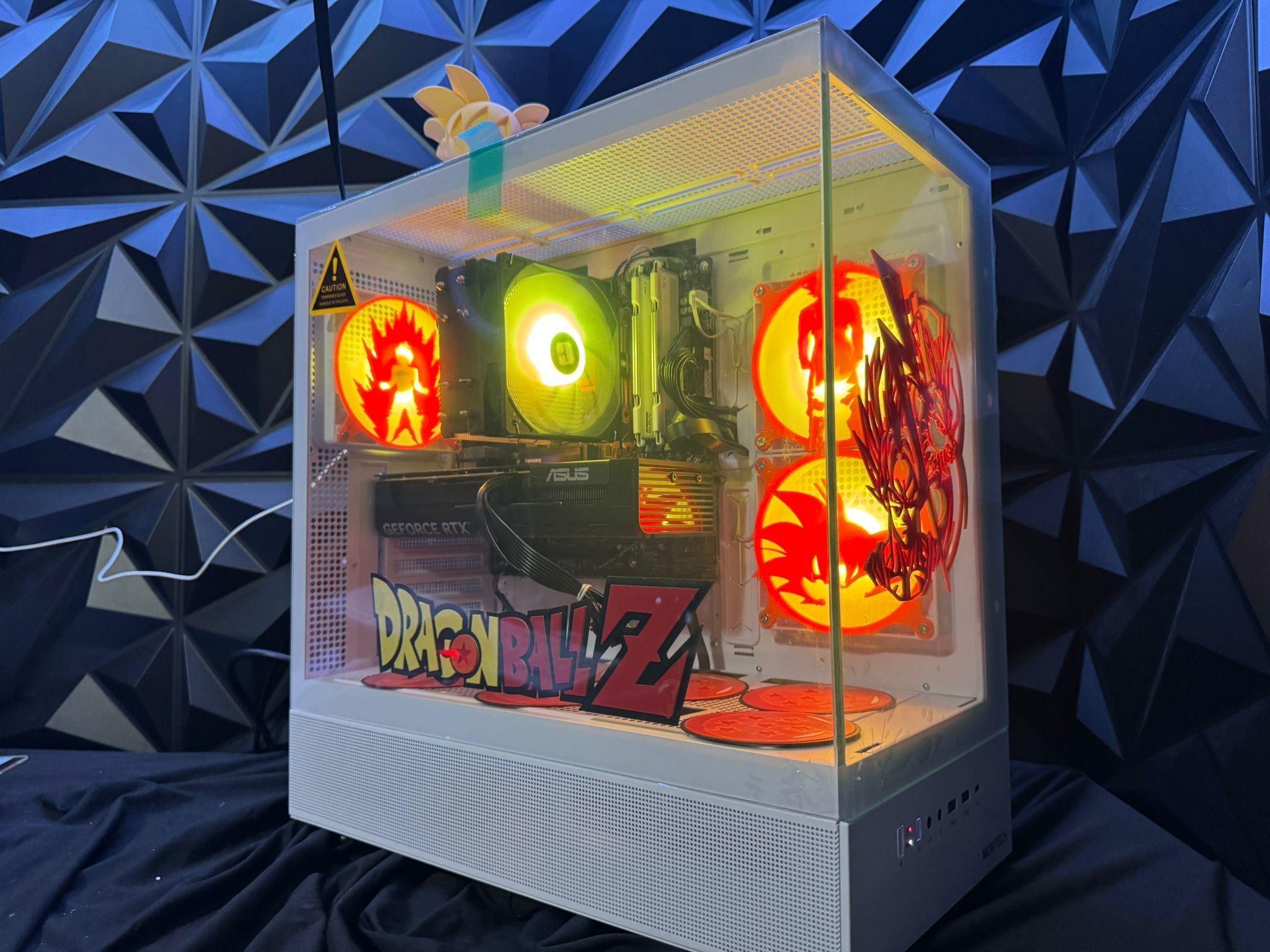 🔥 Son Goku Build 🐉⚡Ryzen 5 7500F | RTX 5060 | 32 GB DR55|1 TB NVMe|