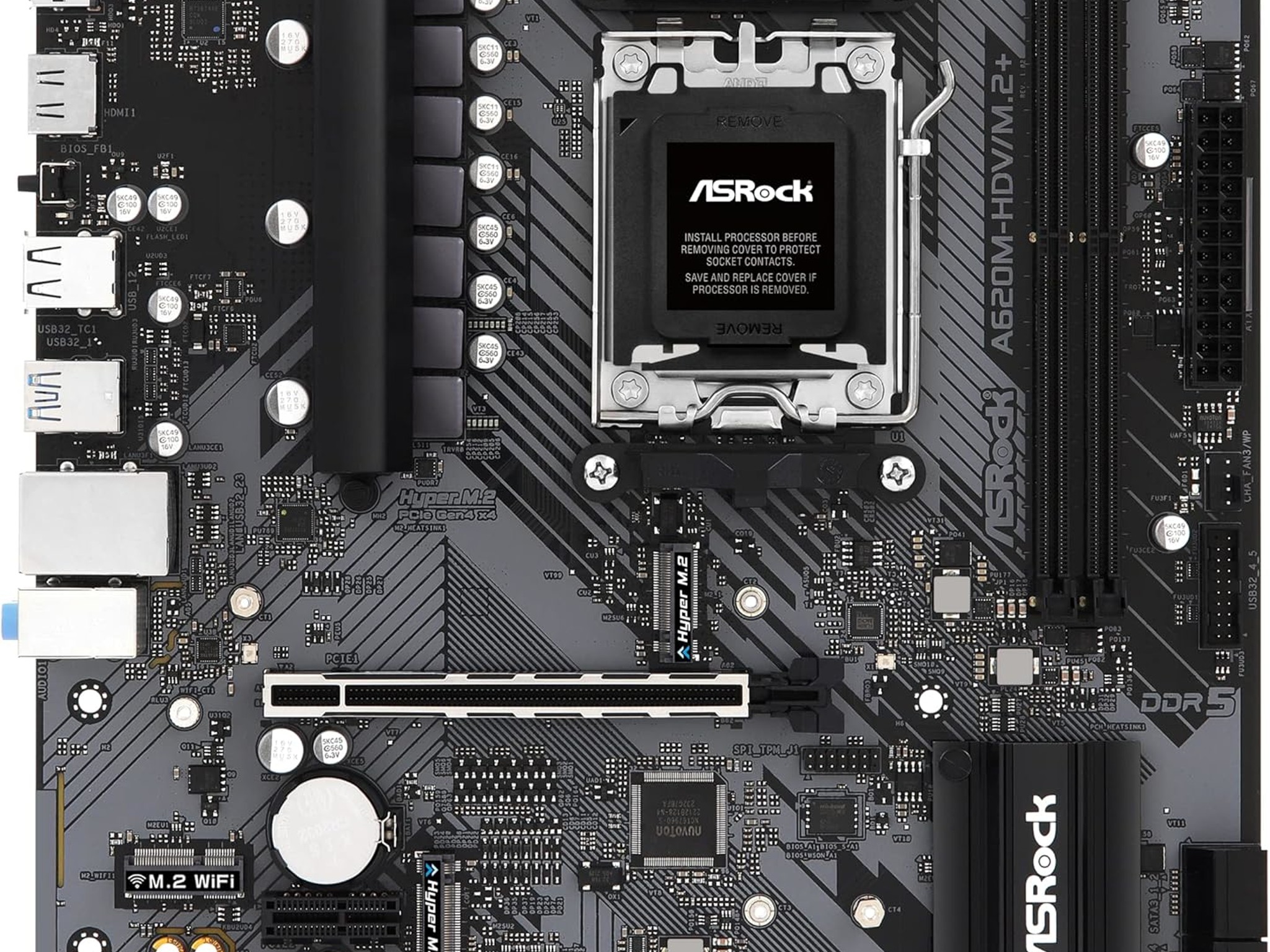 New ASRock A620M-HDV/M.2+ Motherboard Supports AMD Socket AM5 Ryzen 7000 Series Processors