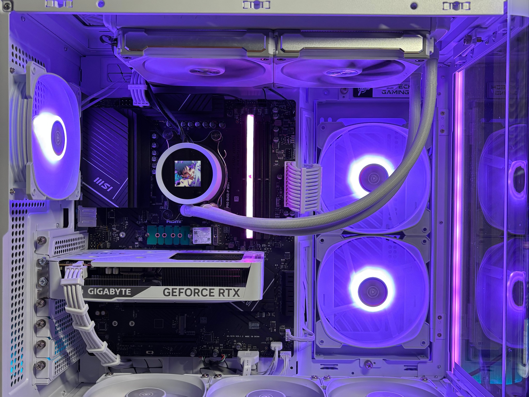 🤍 RTX 5060 | RYZEN 5 7500F | 16GB DDR5 RAM | LIQUID COOLED | WHITE GAMING PC