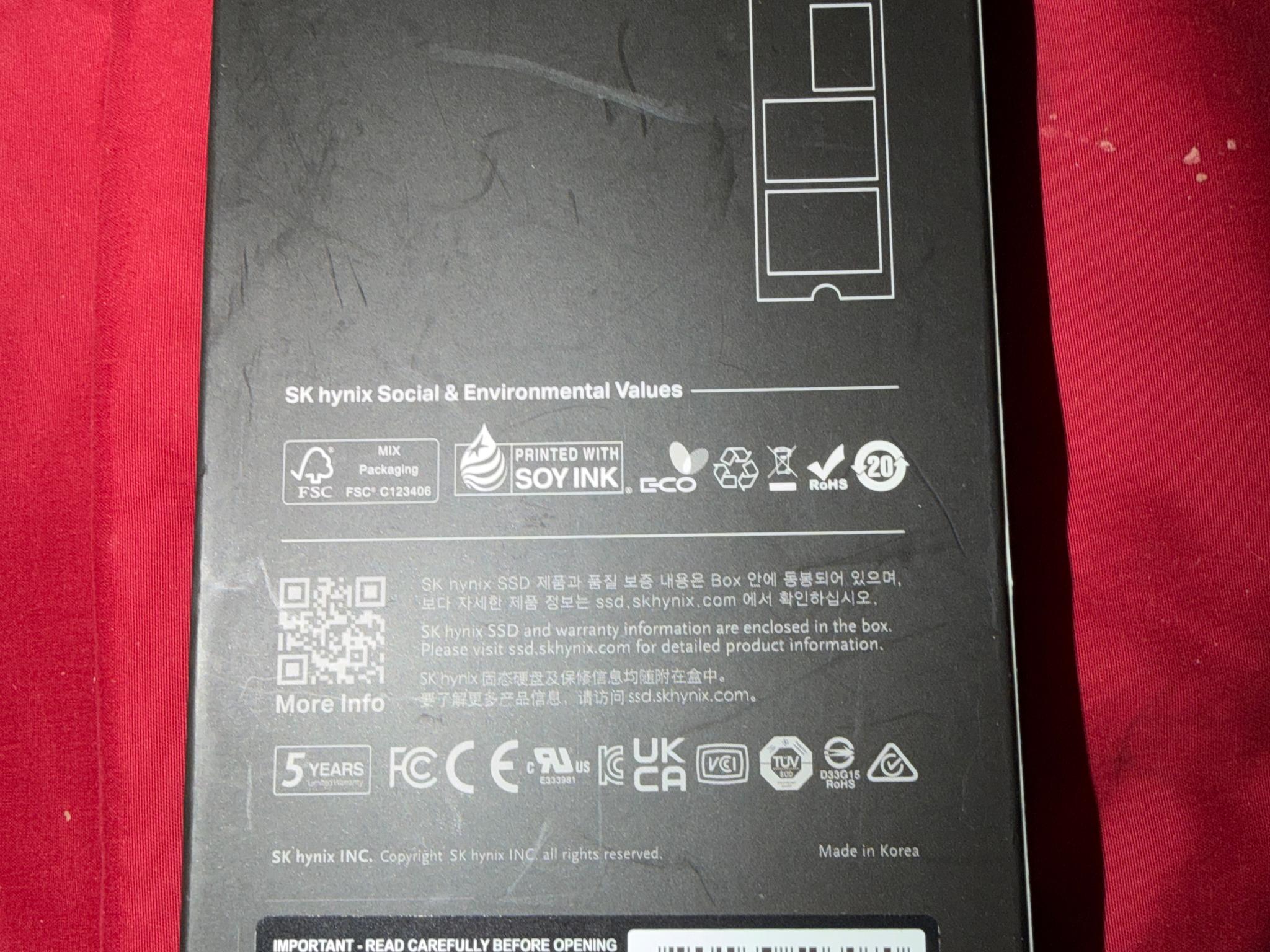 2TB SSD SK Hynix Platinum P41 SSD NVME M.2 2280