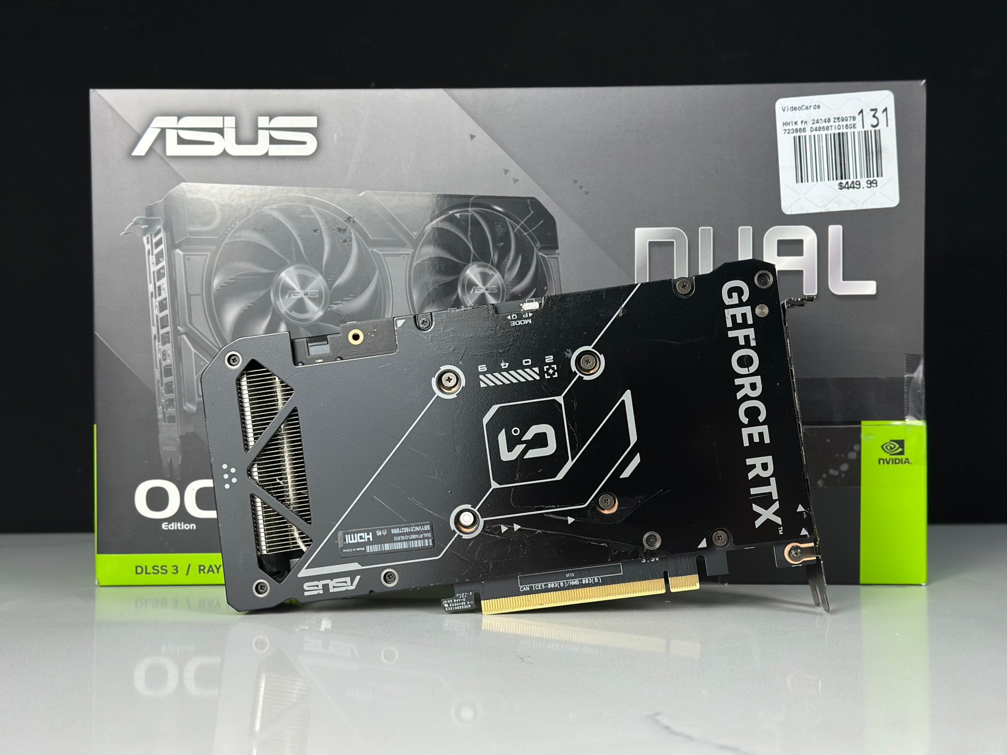 ASUS Dual GeForce RTX™ 4060 Ti EVO OC Edition 16GB GDDR6