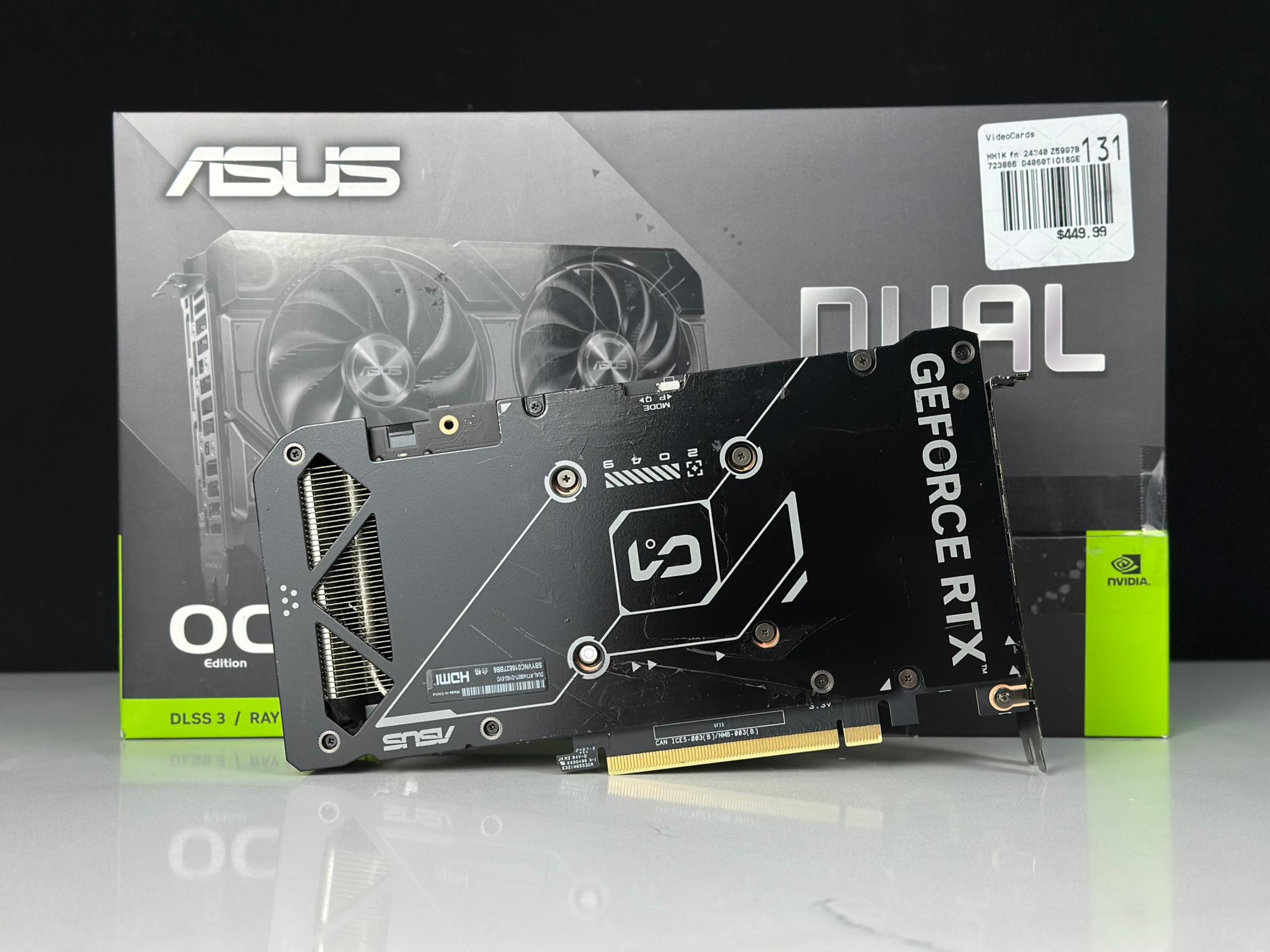 ASUS Dual GeForce RTX™ 4060 Ti EVO OC Edition 16GB GDDR6