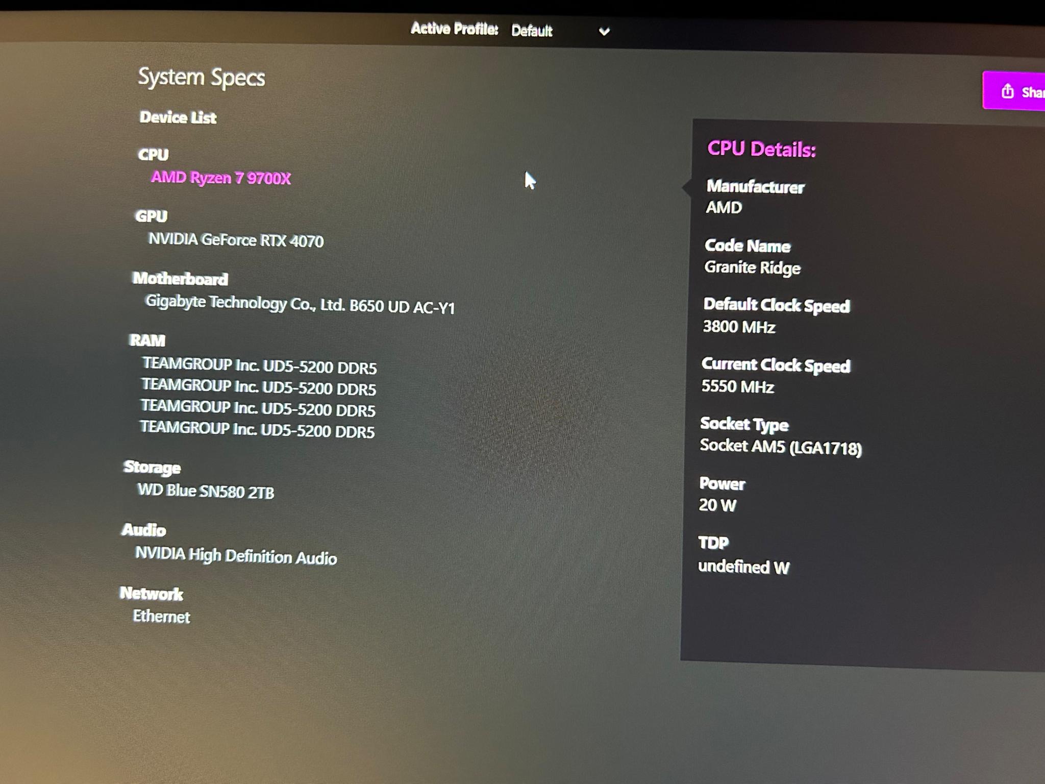 1440p RYZEN 7 9700x 4070 Gaming PC