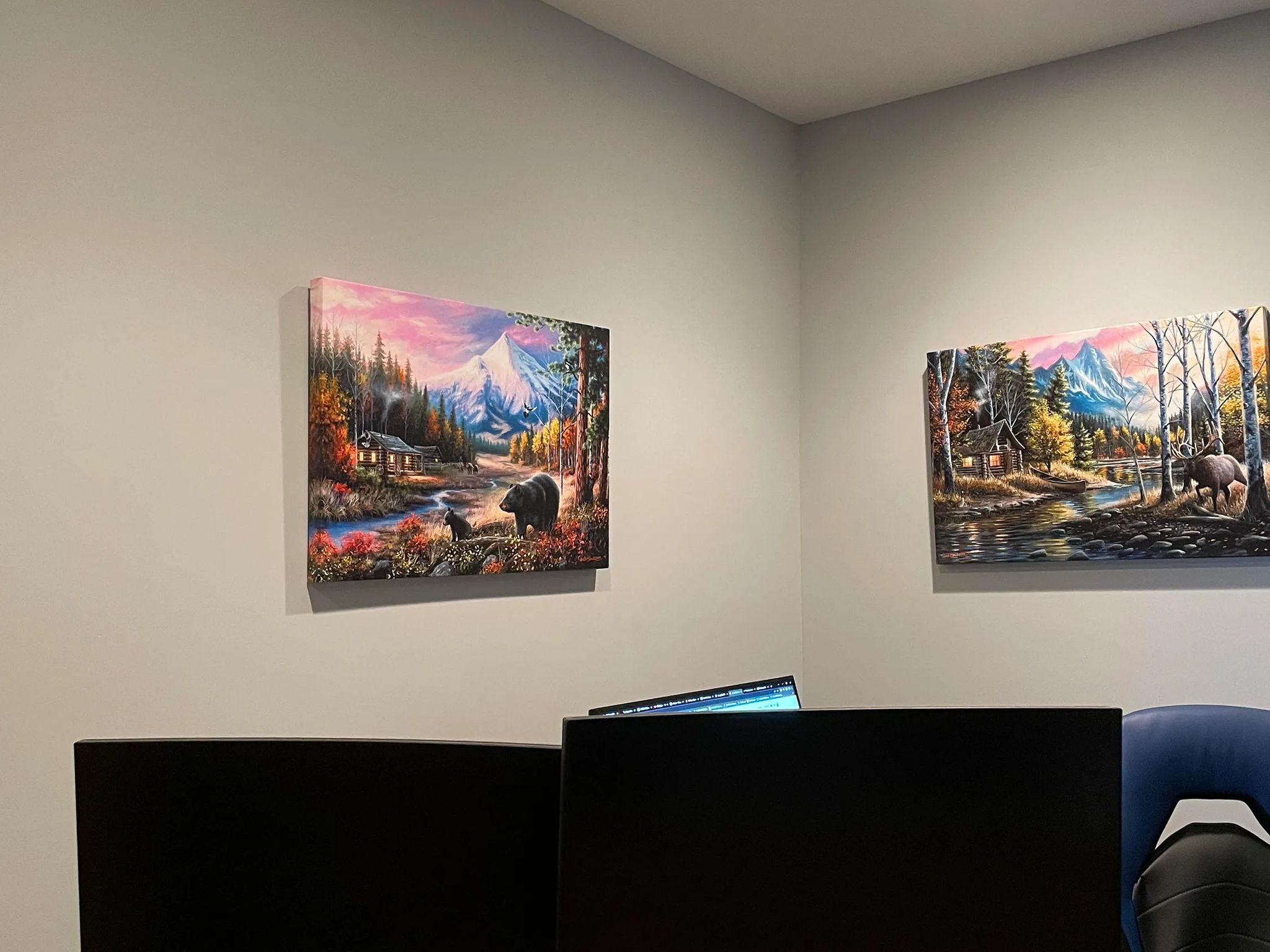 TWO 144Hz 1ms Curved MSI Monitors
