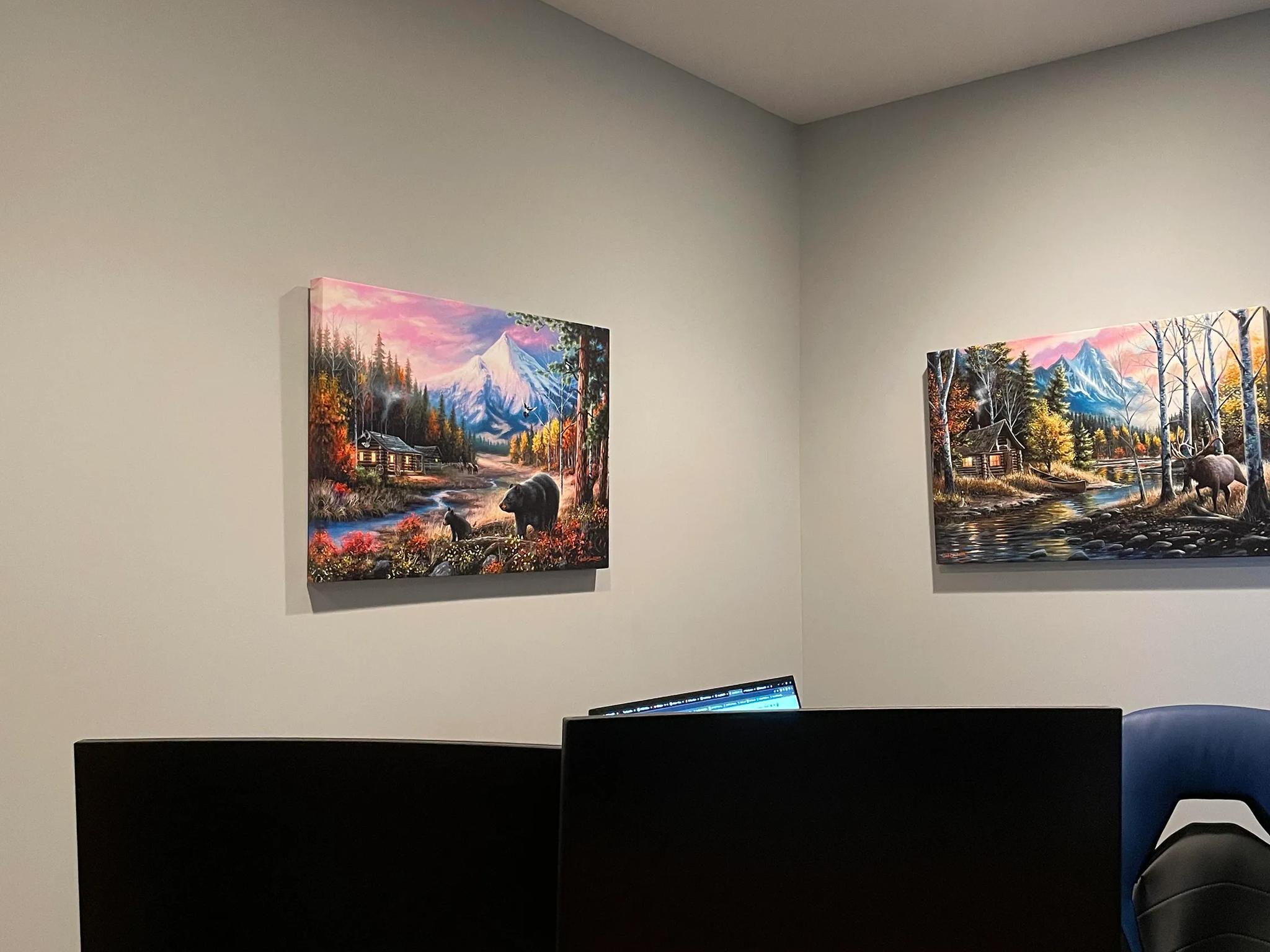 TWO 144Hz 1ms Curved MSI Monitors