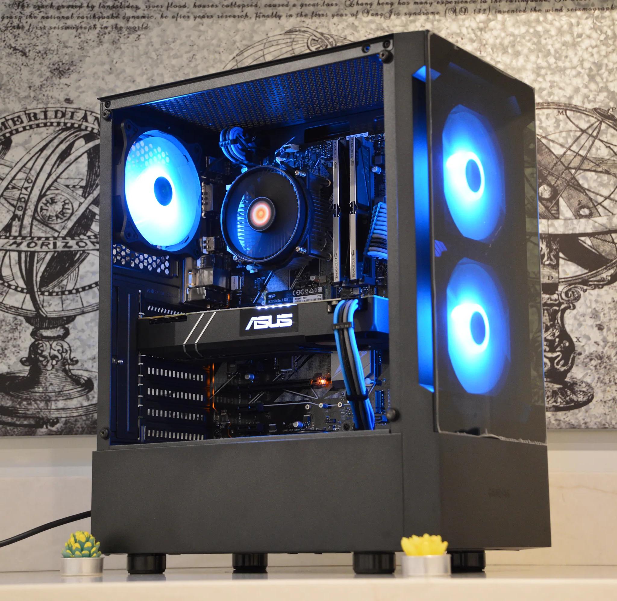 ⚫️🔵 Midnight Azure 🔵⚫️| Intel Core I7 8700K | NVIDIA GTX 1070 | 16GB RAM | 1TB NVME SSD |