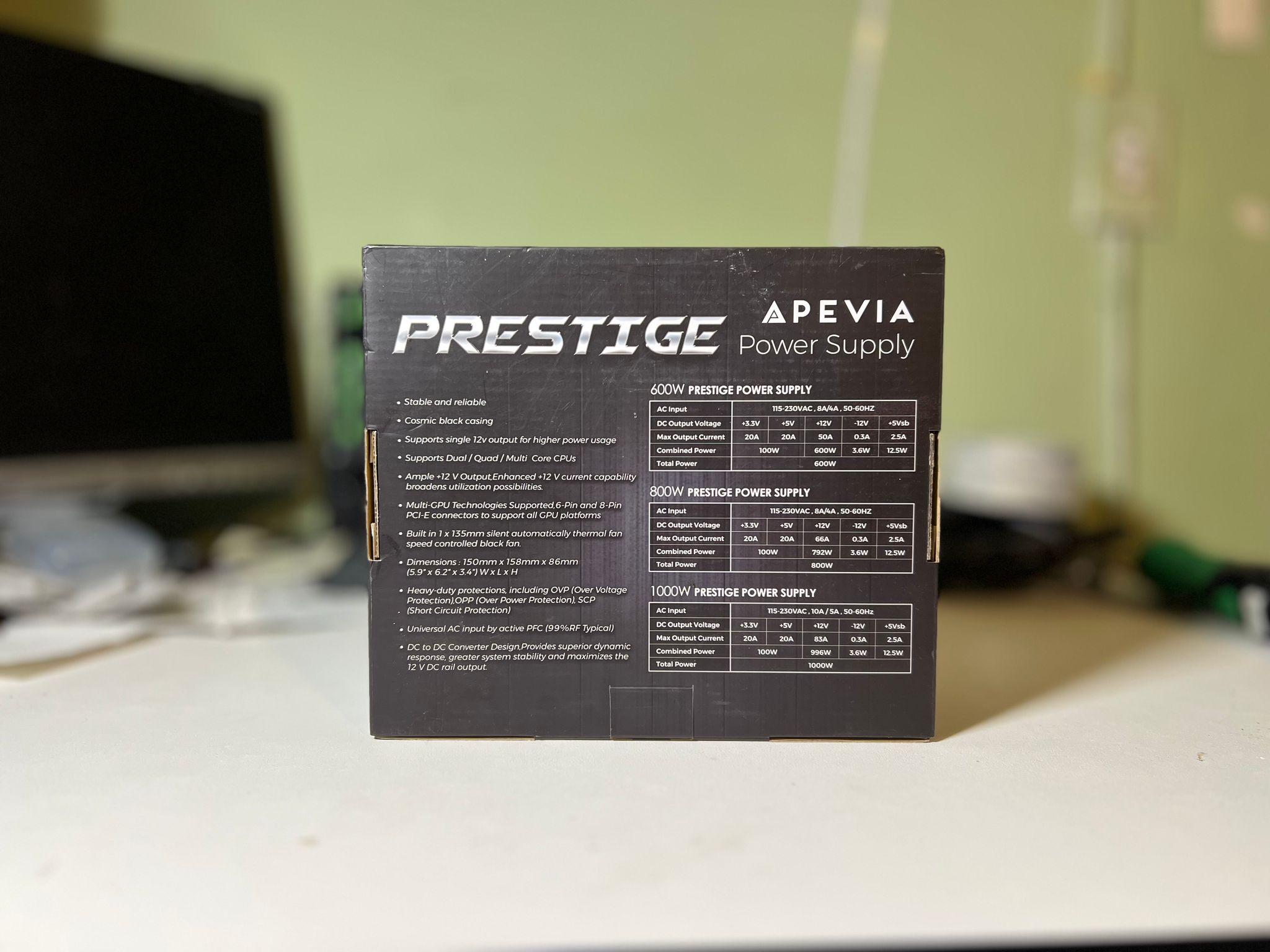 Apevia Prestige 600W 80+ Gold