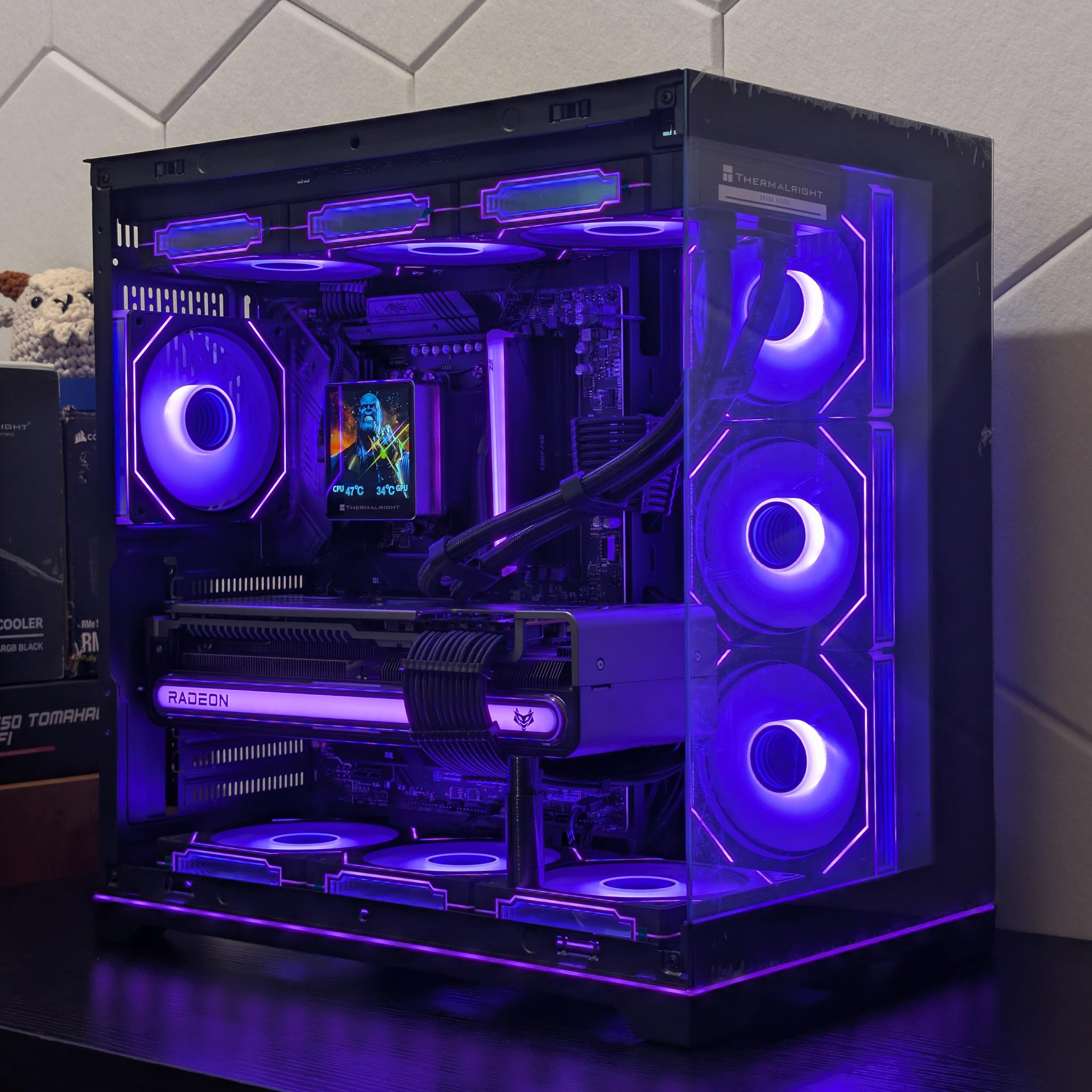 ♠️🔥4K Gaming Beast | RX 7900XTX | Ryzen 9 9900X | 2TB SSD | 32GB RAM | WiFi 6 & Bluetooth🔥♠️