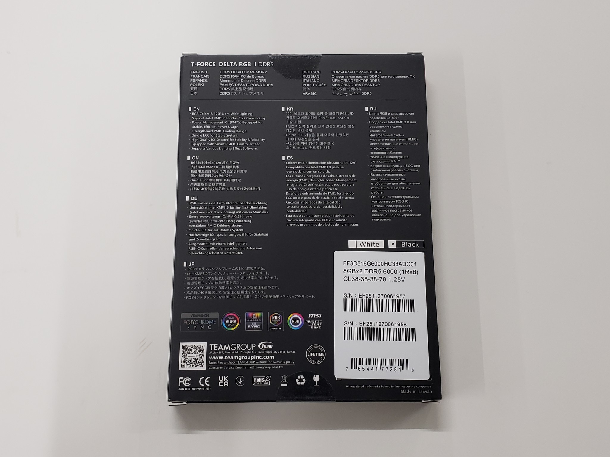 RAM on Sale! Team Group 16GB DDR5 6000 MT/s CL38 (2x8GB)