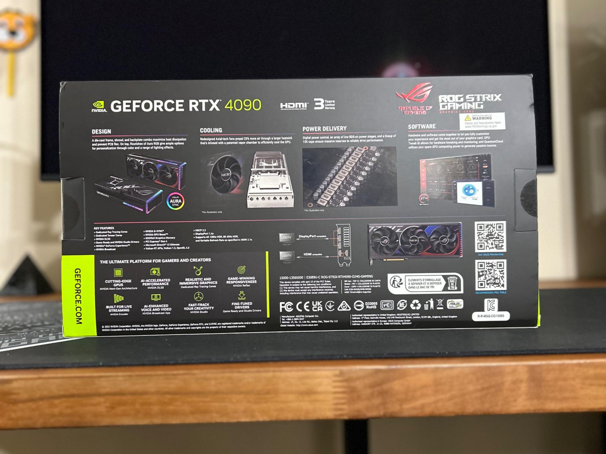 Asus ROG Strix RTX 4090 OC 24GB