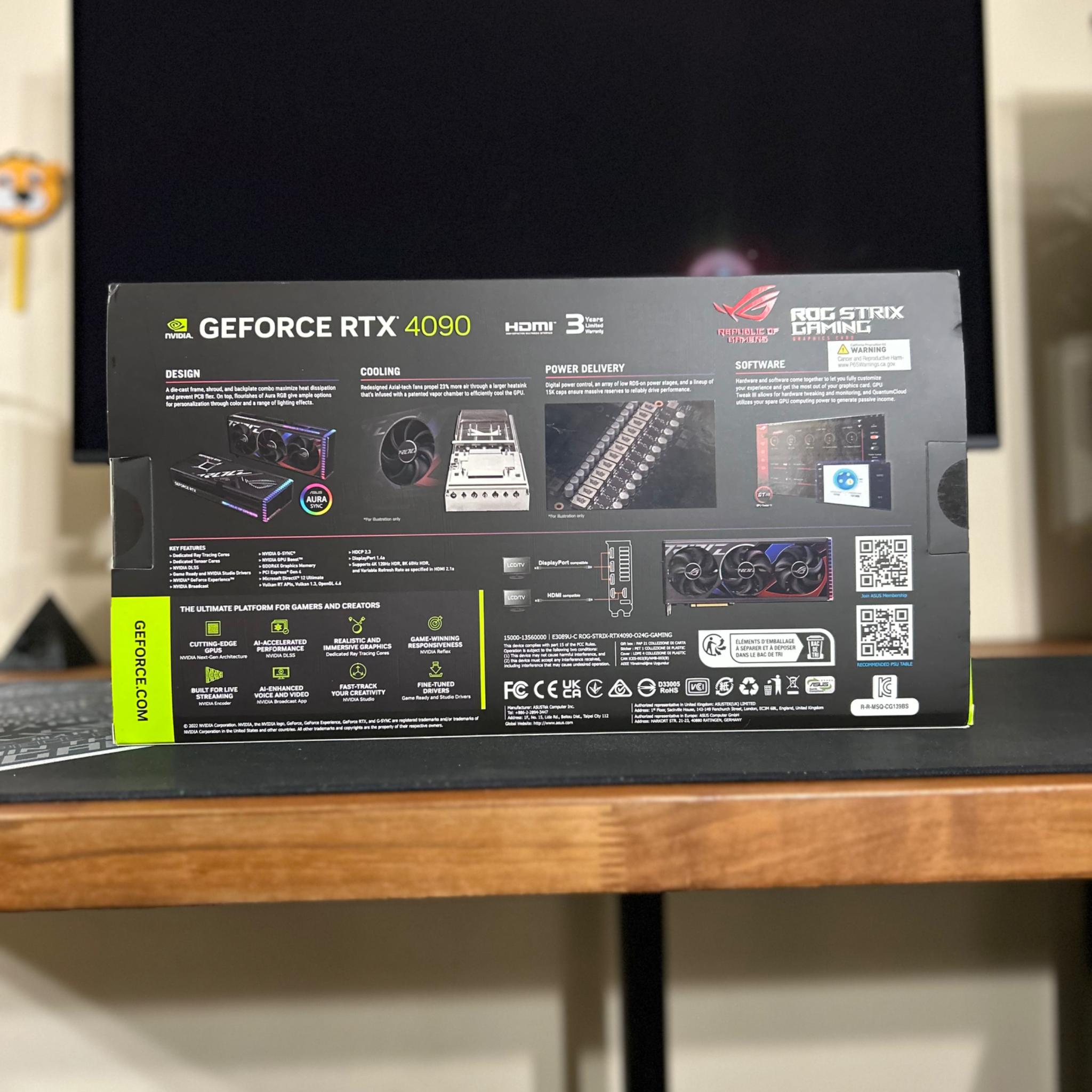 Asus ROG Strix RTX 4090 OC 24GB