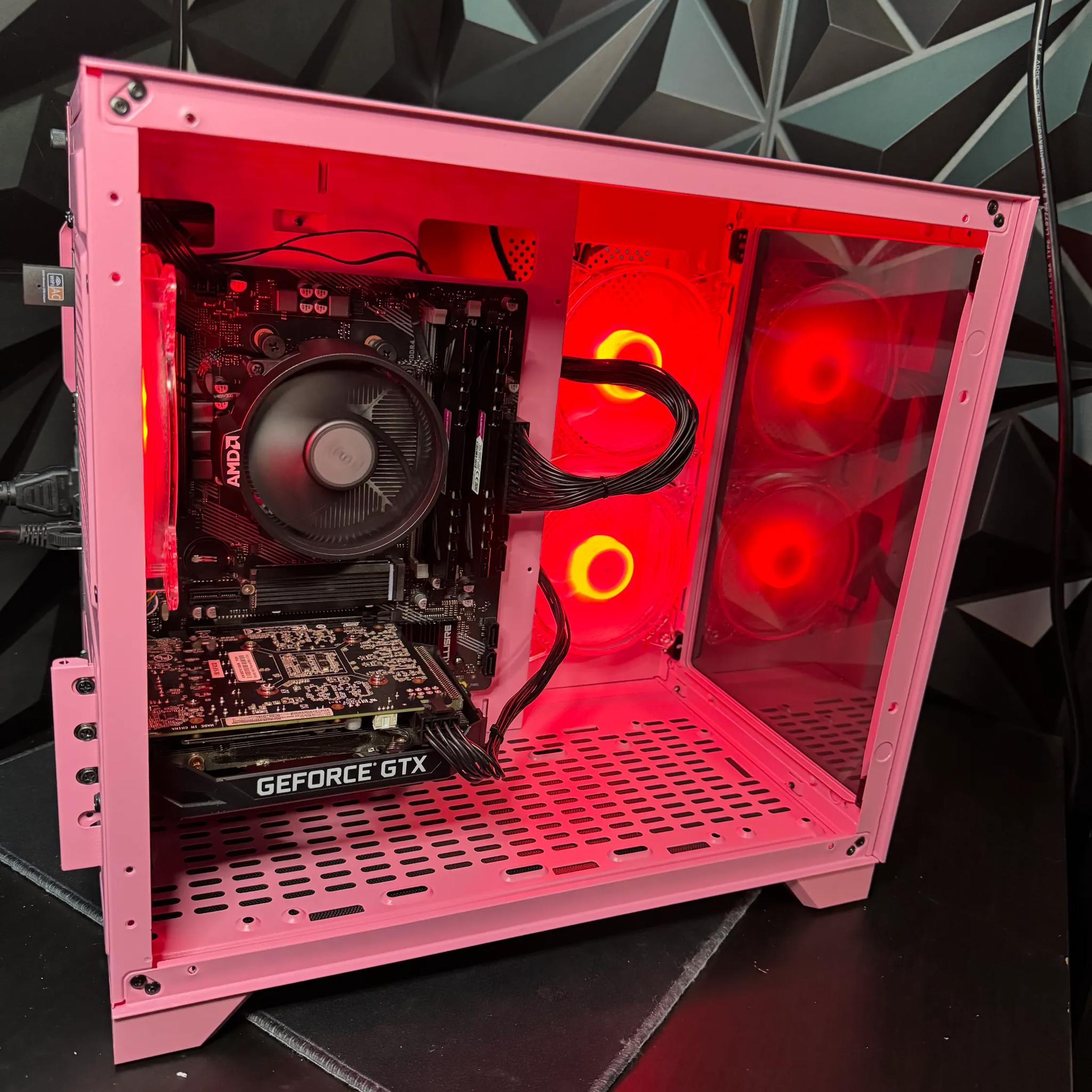 💖 Pink Panther Gaming PC 🎮✨ | Ryzen 5| 1660 Super| 16 GB DDR4| 1 TB NVMe
