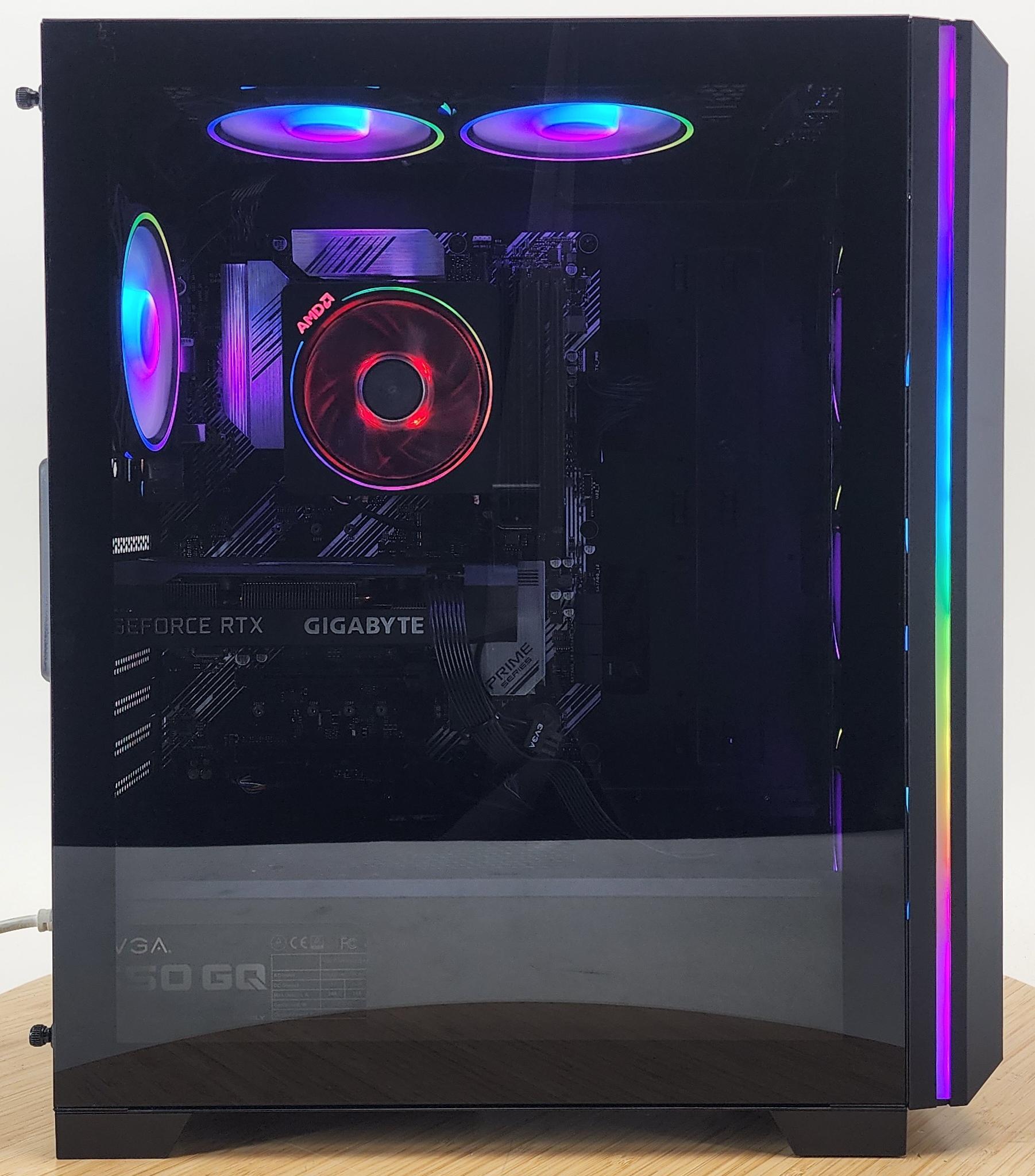 Gaming PC Ryzen 7 5800XT 32GB RAM 1TB SSD RTX 3060 12GB Windows 11 Computer