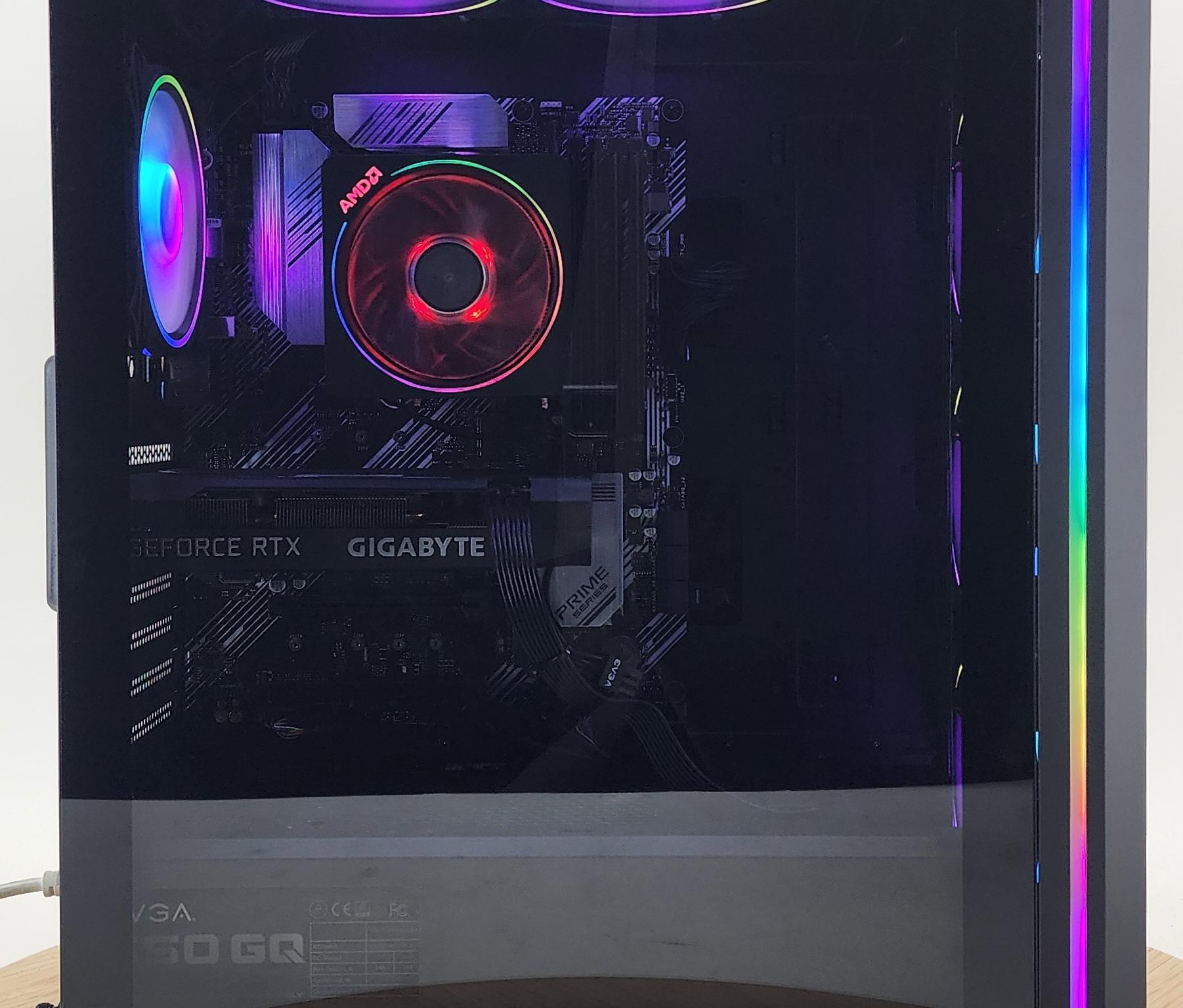 Gaming PC Ryzen 7 5800XT 32GB RAM 1TB SSD RTX 3060 12GB Windows 11 Computer