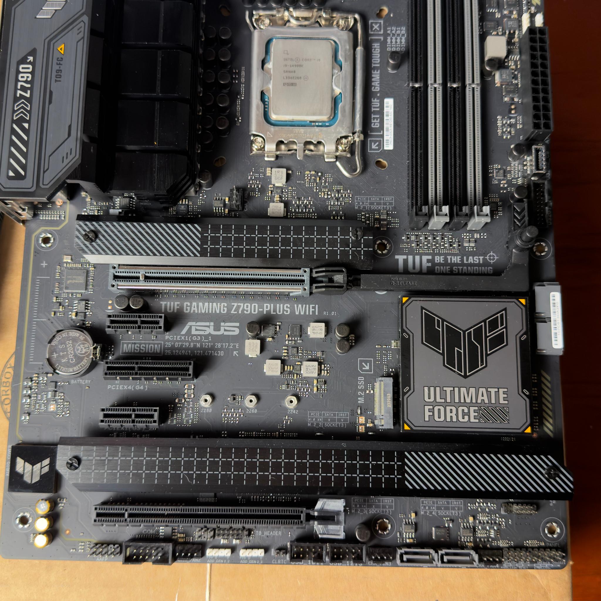 14900k + Asus Tuf Gaming Z790 Plus WiFi