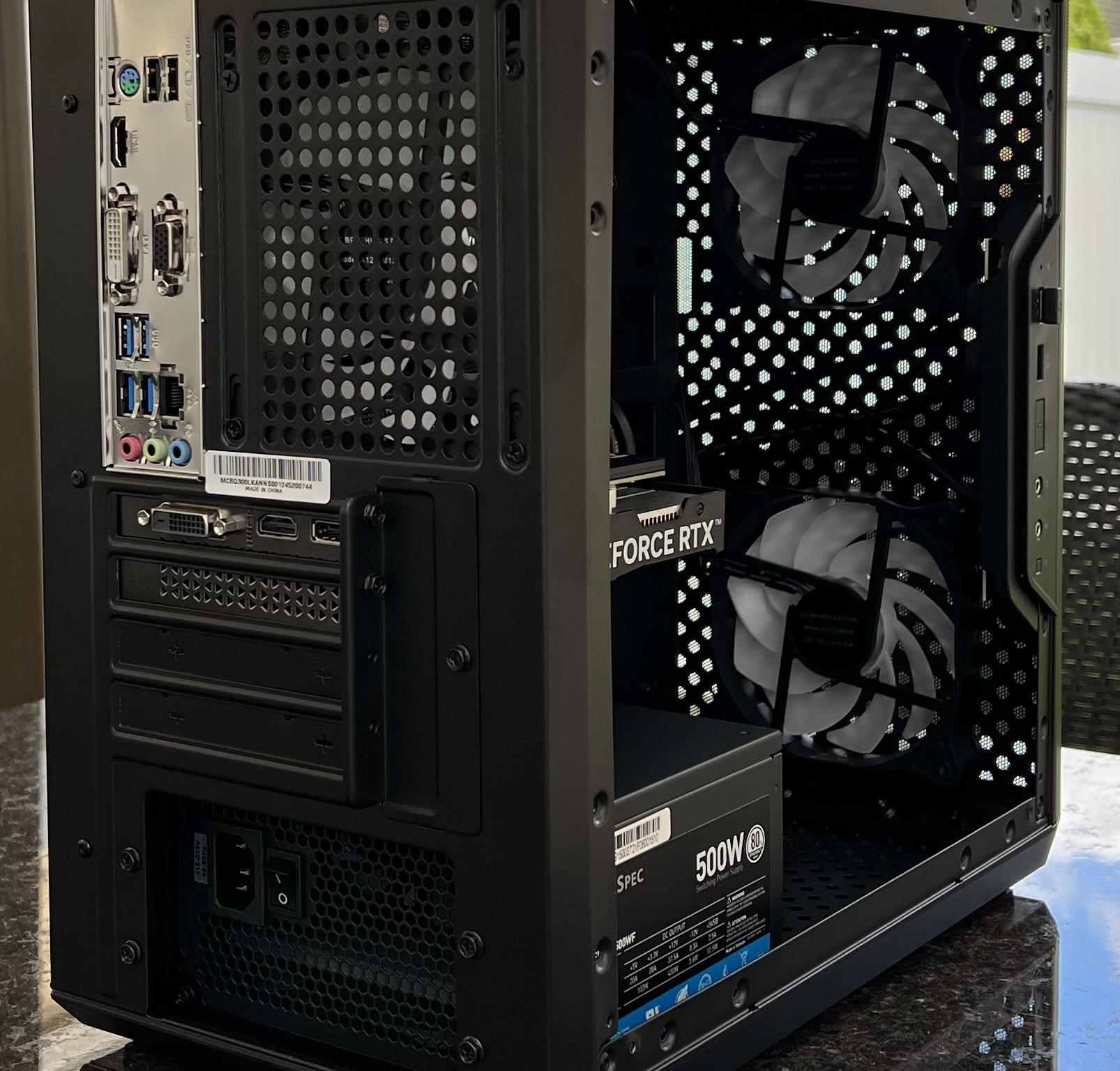 Budget Ryzen 5 4500 0.75 TB  SSD NVME 32 GB DDR4 RTX 3050 6 GB - All new parts!