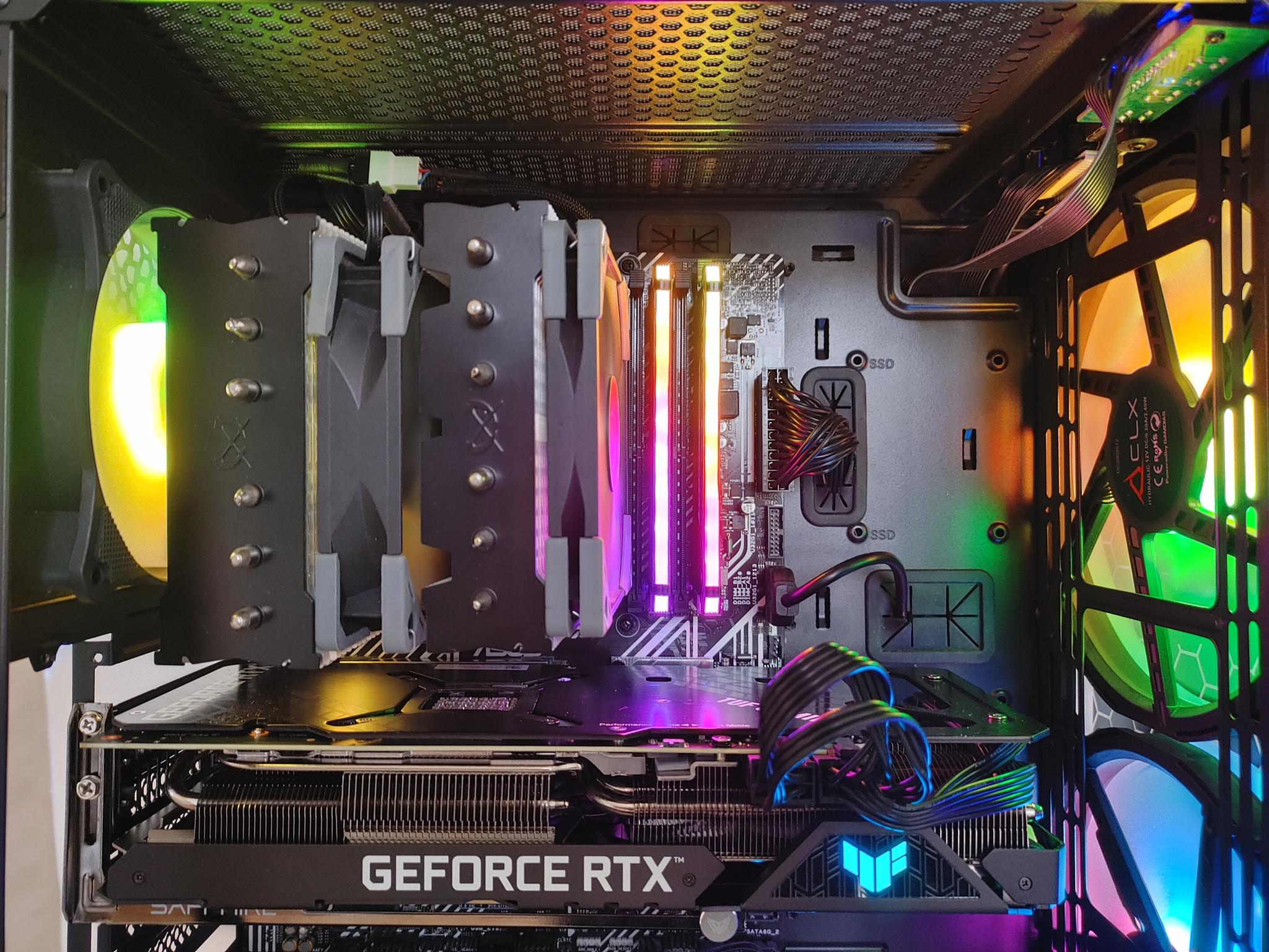 High End Gaming PC i9-10850K RTX 3070Ti 16GB RAM 1TB SSD