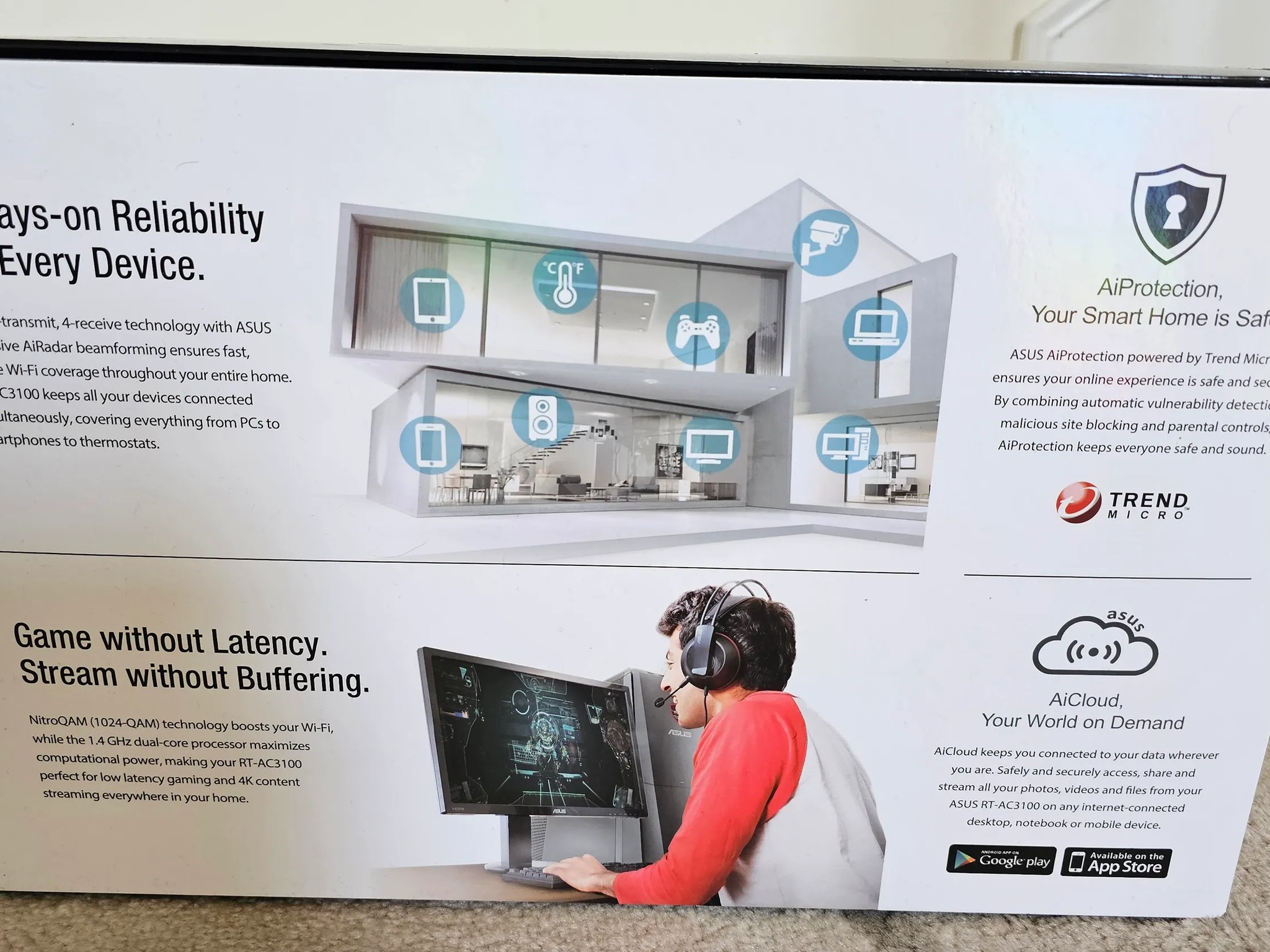Asus RT-AC3100 Extreme Wi-Fi ROUTER