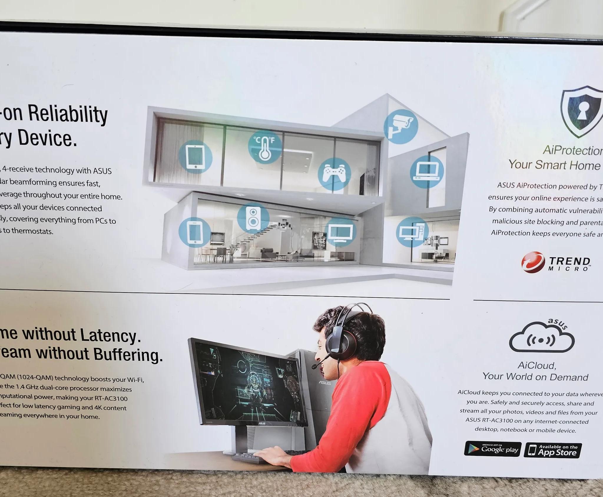 Asus RT-AC3100 Extreme Wi-Fi ROUTER