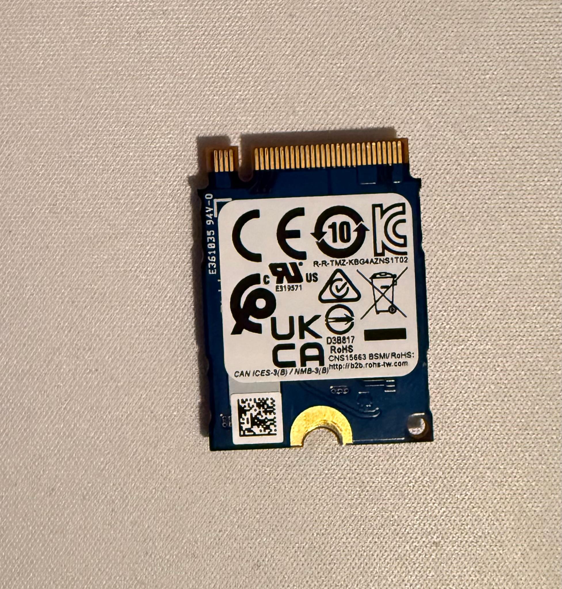 Kioxia 256GB SSD