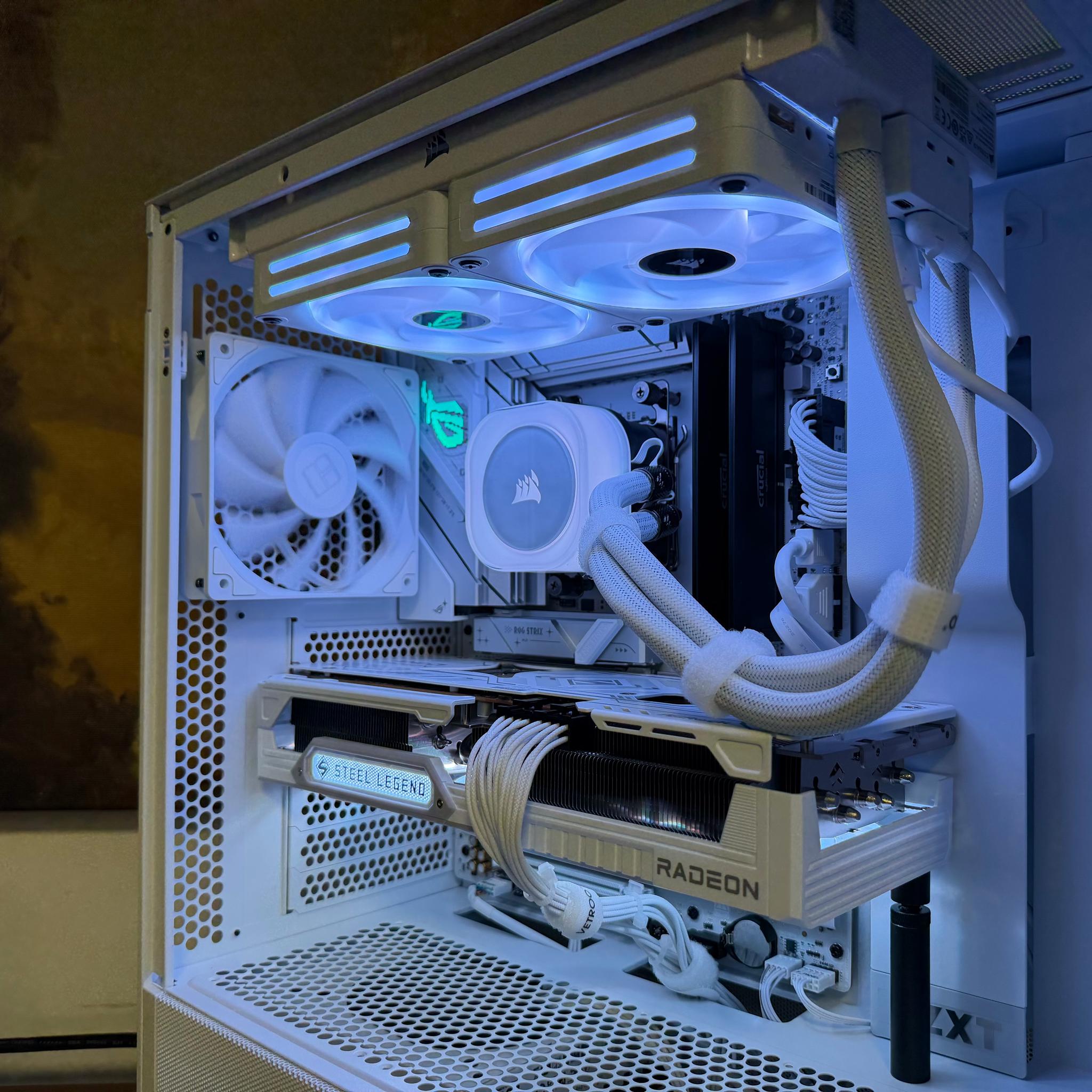 RTX 9070 XT 16GB | Ryzen 7 7700X | 32GB 6000 | ROG STRIX B850-A | 2TB NVMe | 240MM AIO | 850W PSU