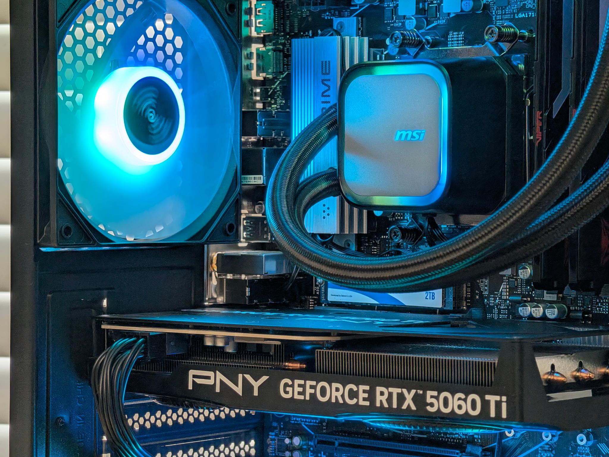 🌈🖤Ryzen 5 9600x | RTX 5060TI 16GB | 32GB DDR5 | 2TB SSD | Gaming PC🖤🌈